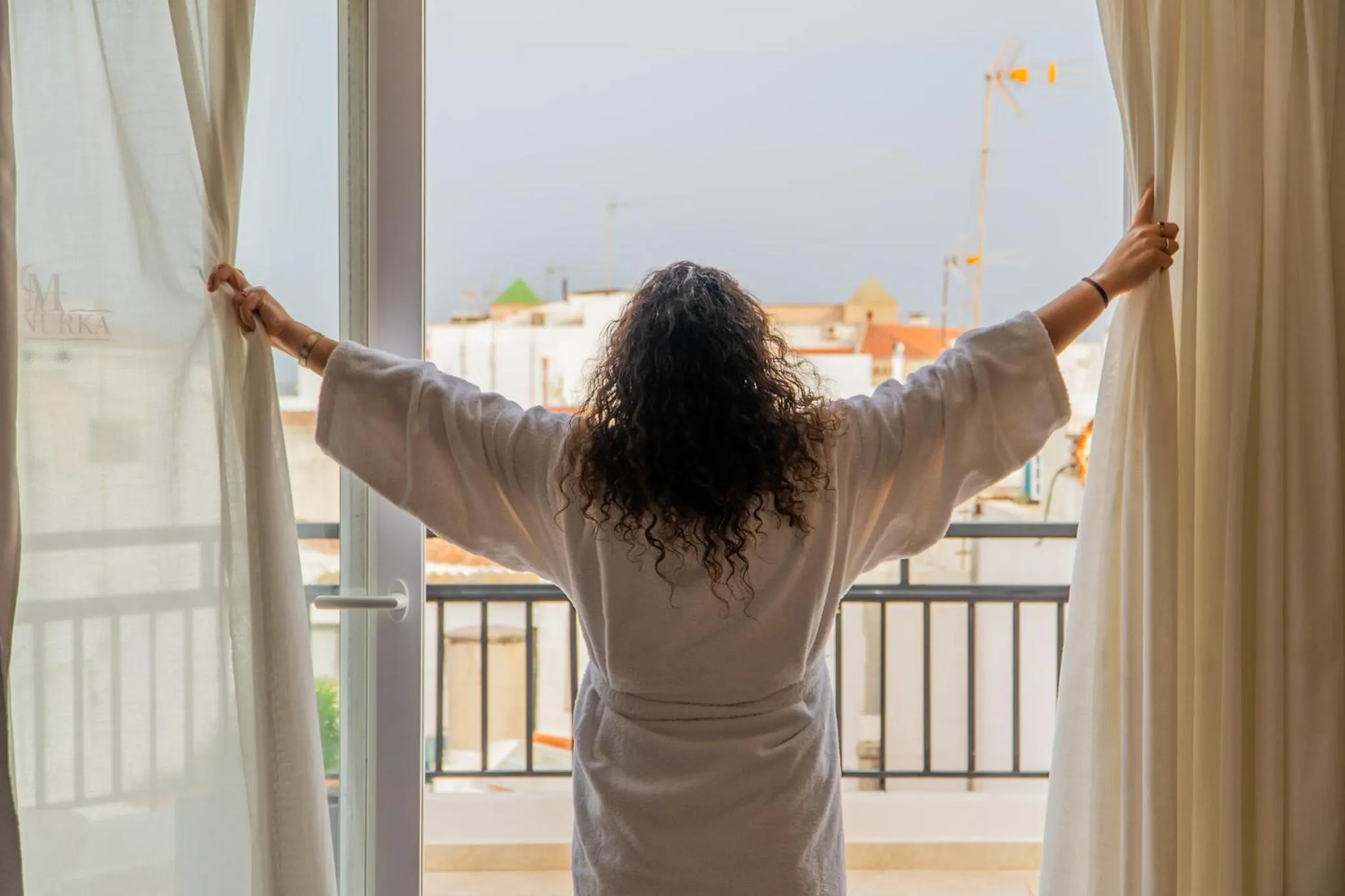 City view in Hostal Menurka