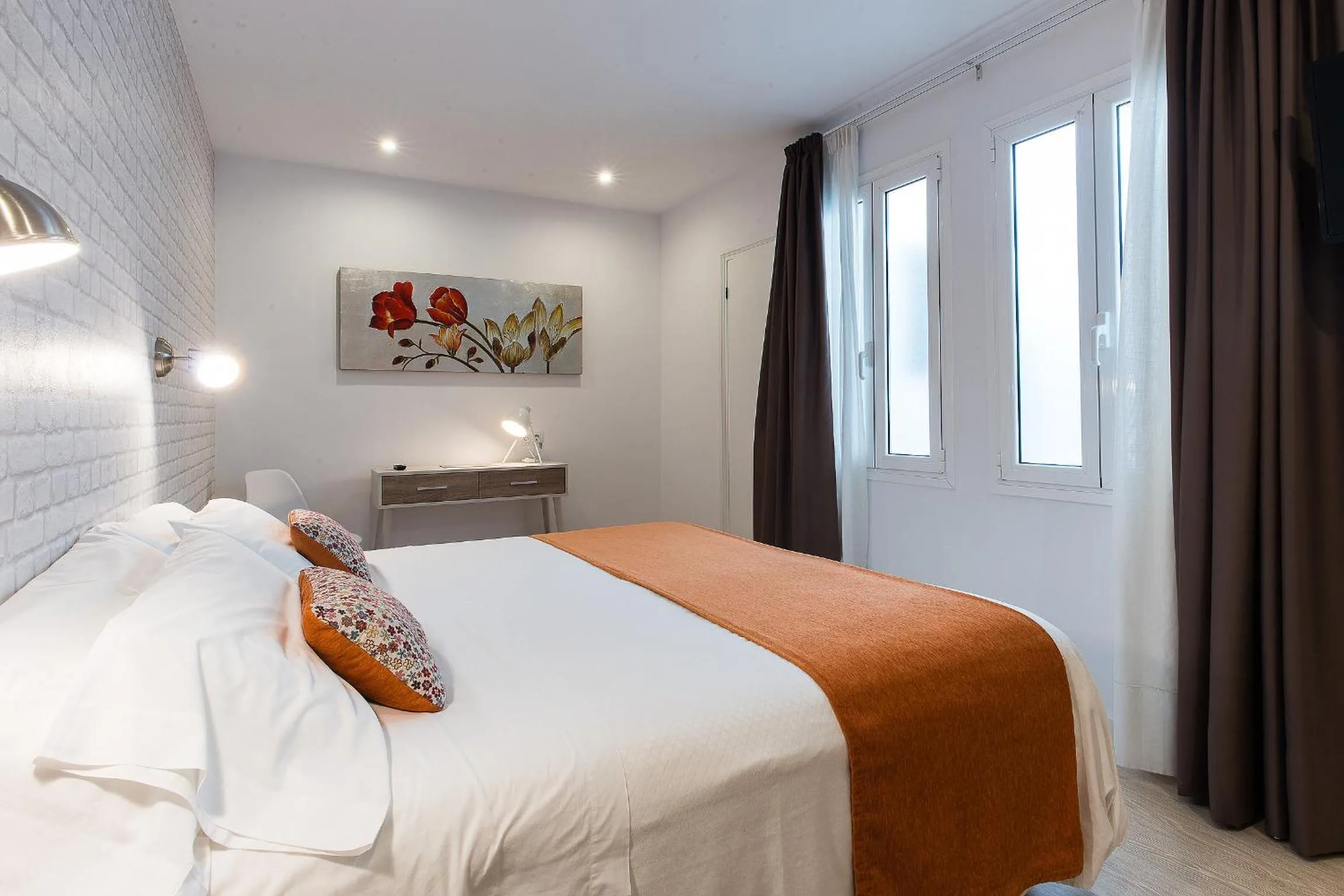 Bedroom, Bed in Hostal Menurka