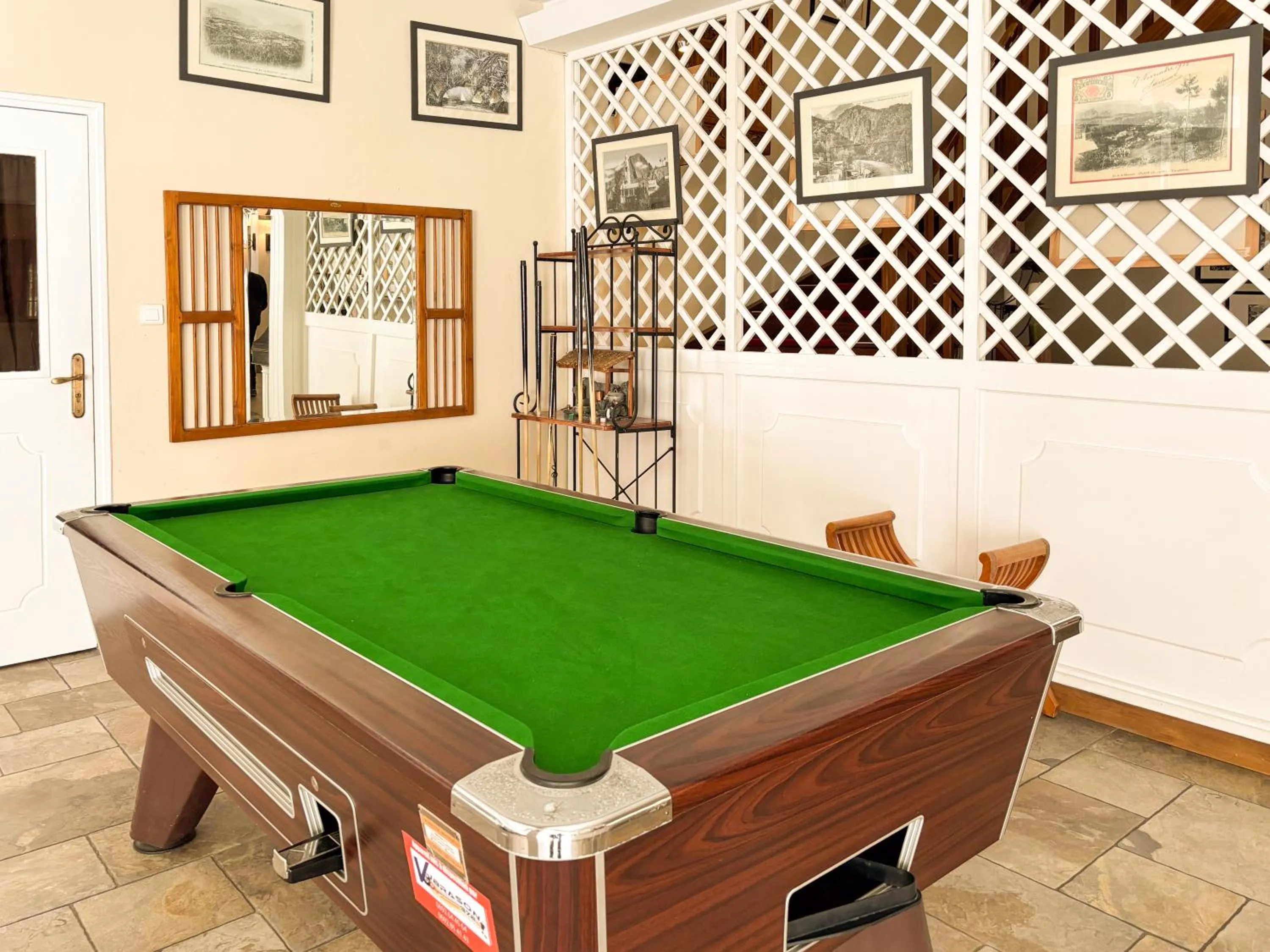 Billiard in Hotel Le Cilaos