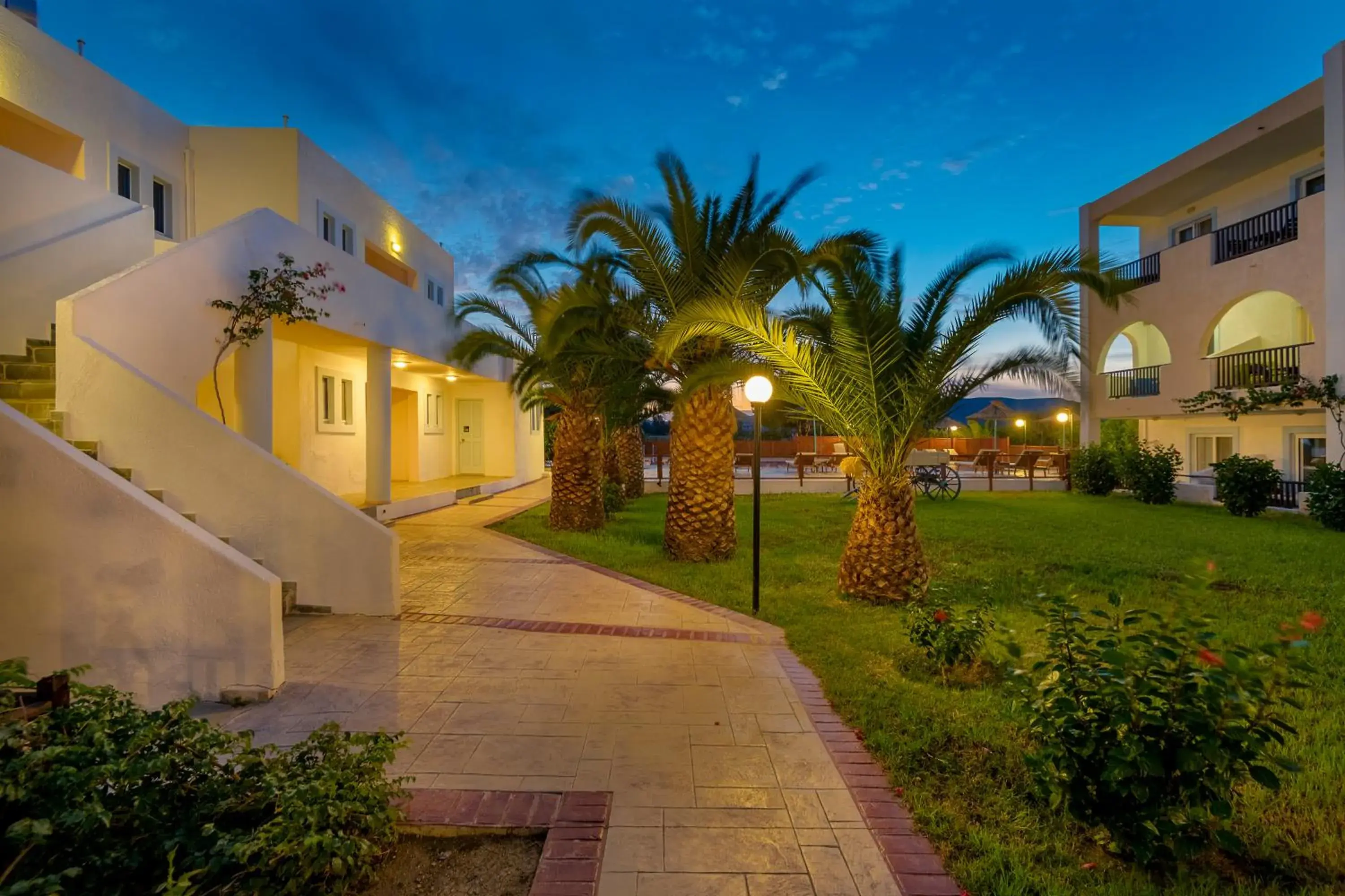 Garden view in Kalimera Mare Garden view in Kalimera Mare