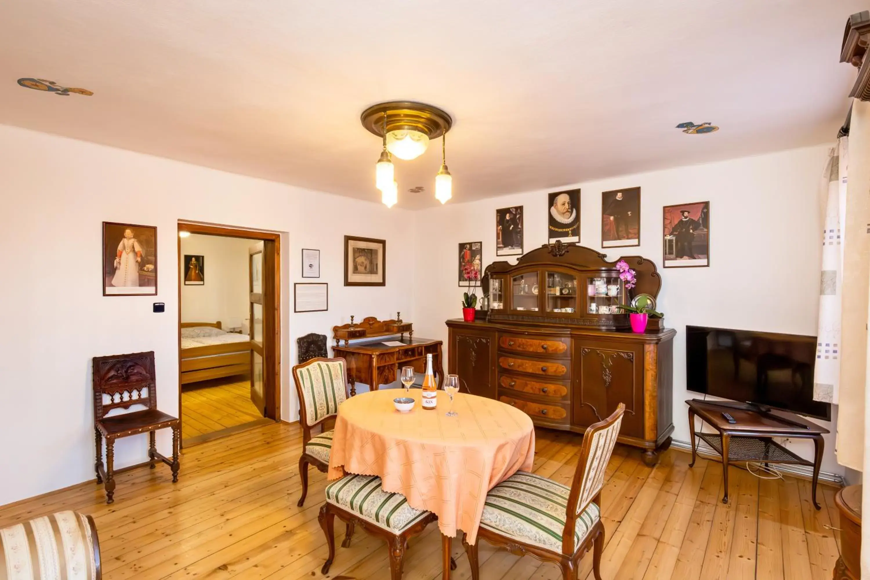 Living room in Pension Nostalgie - Minihotel Living room in Pension Nostalgie - Minihotel