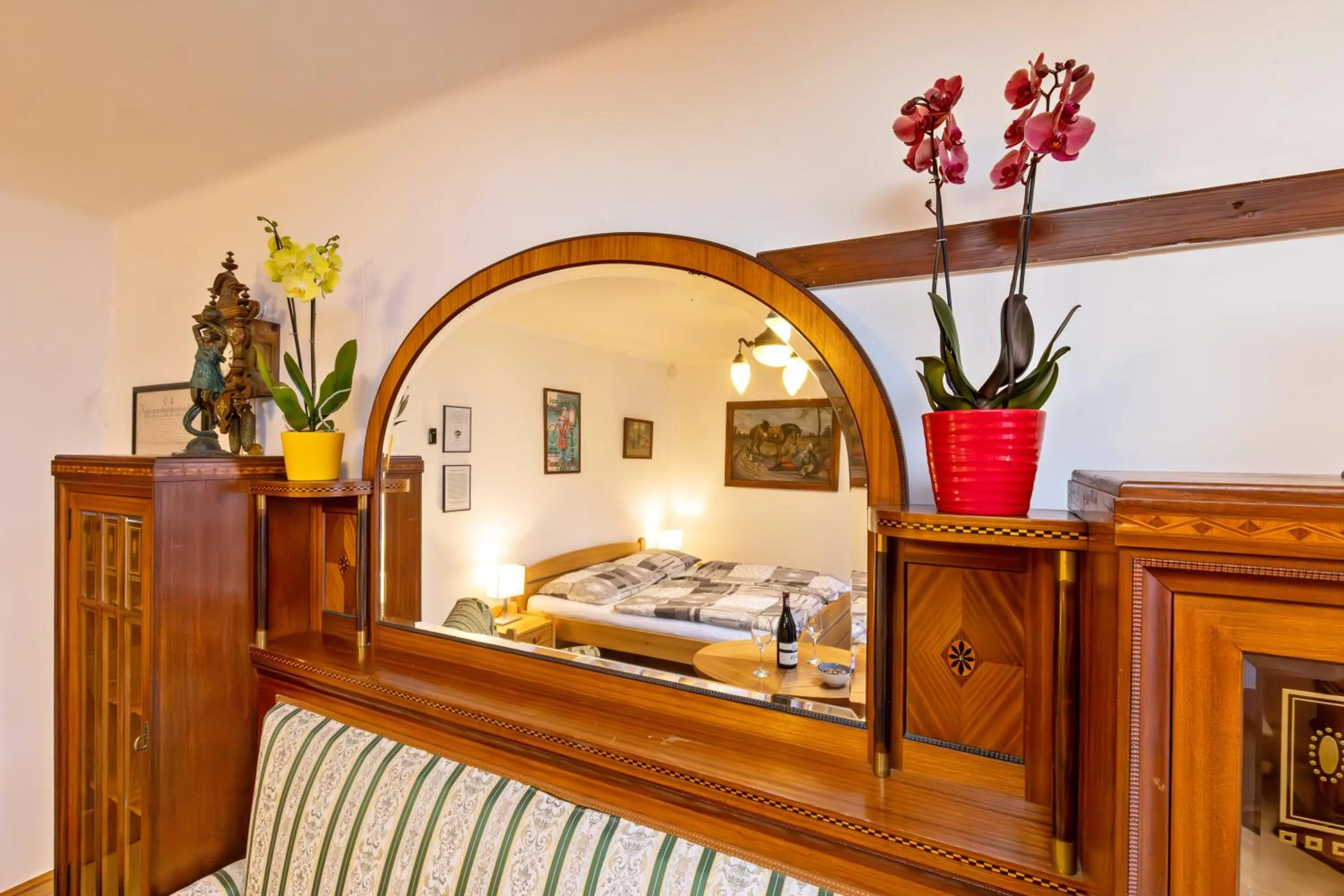 Living room in Pension Nostalgie - Minihotel