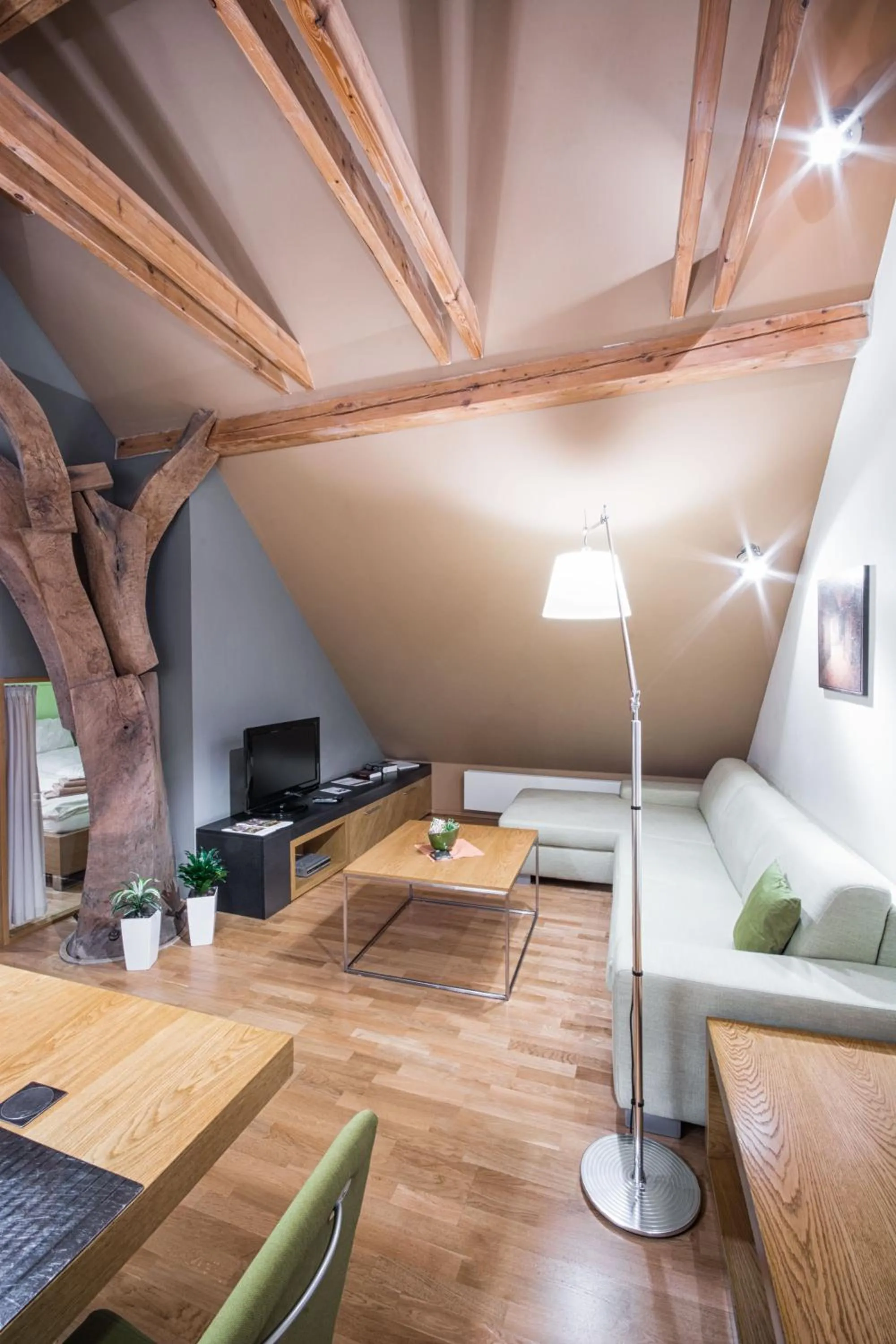 Photo of the whole room, Bed in Apartmany Chornitzeruv dum