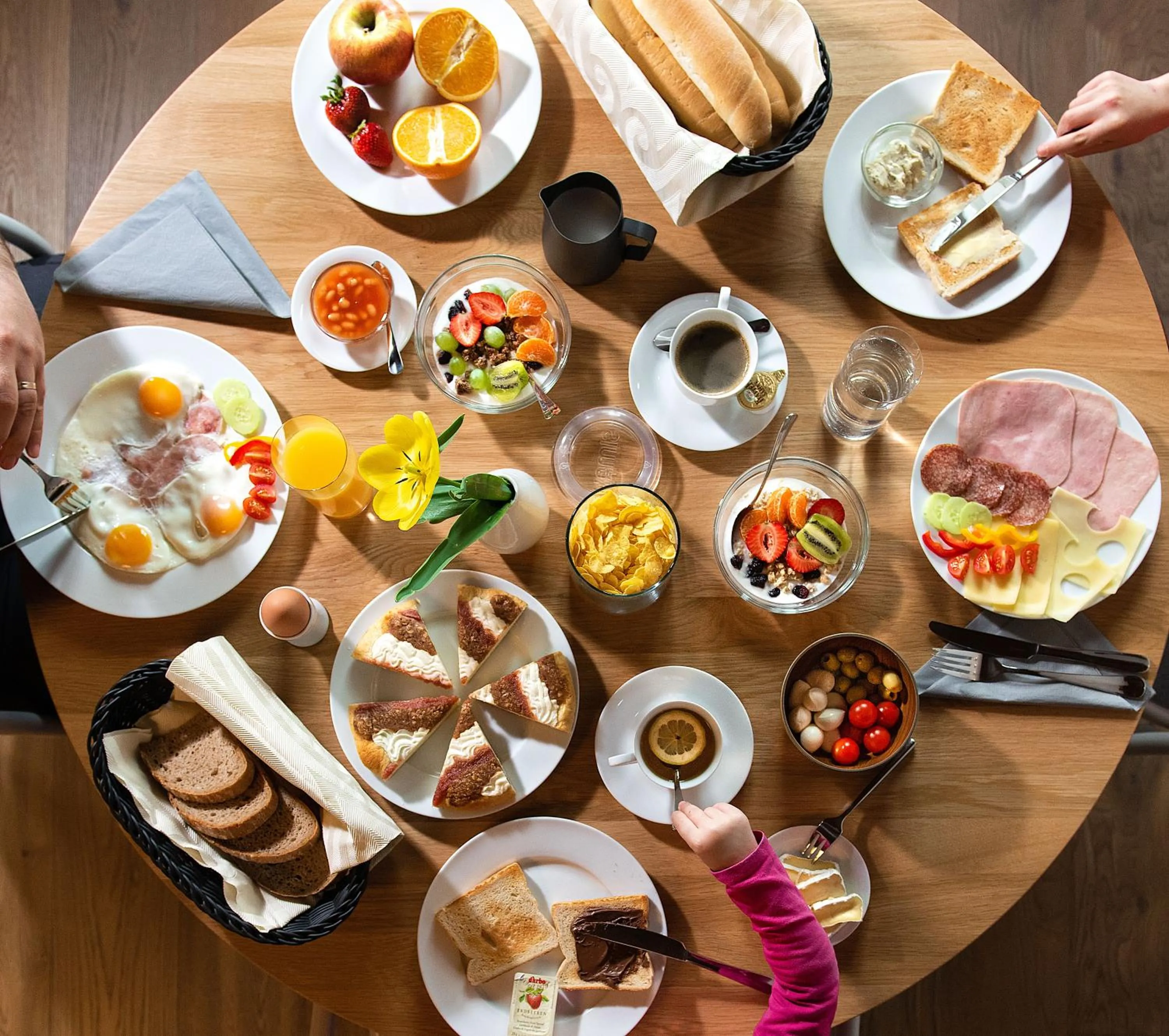 Breakfast in Apartmany Chornitzeruv dum