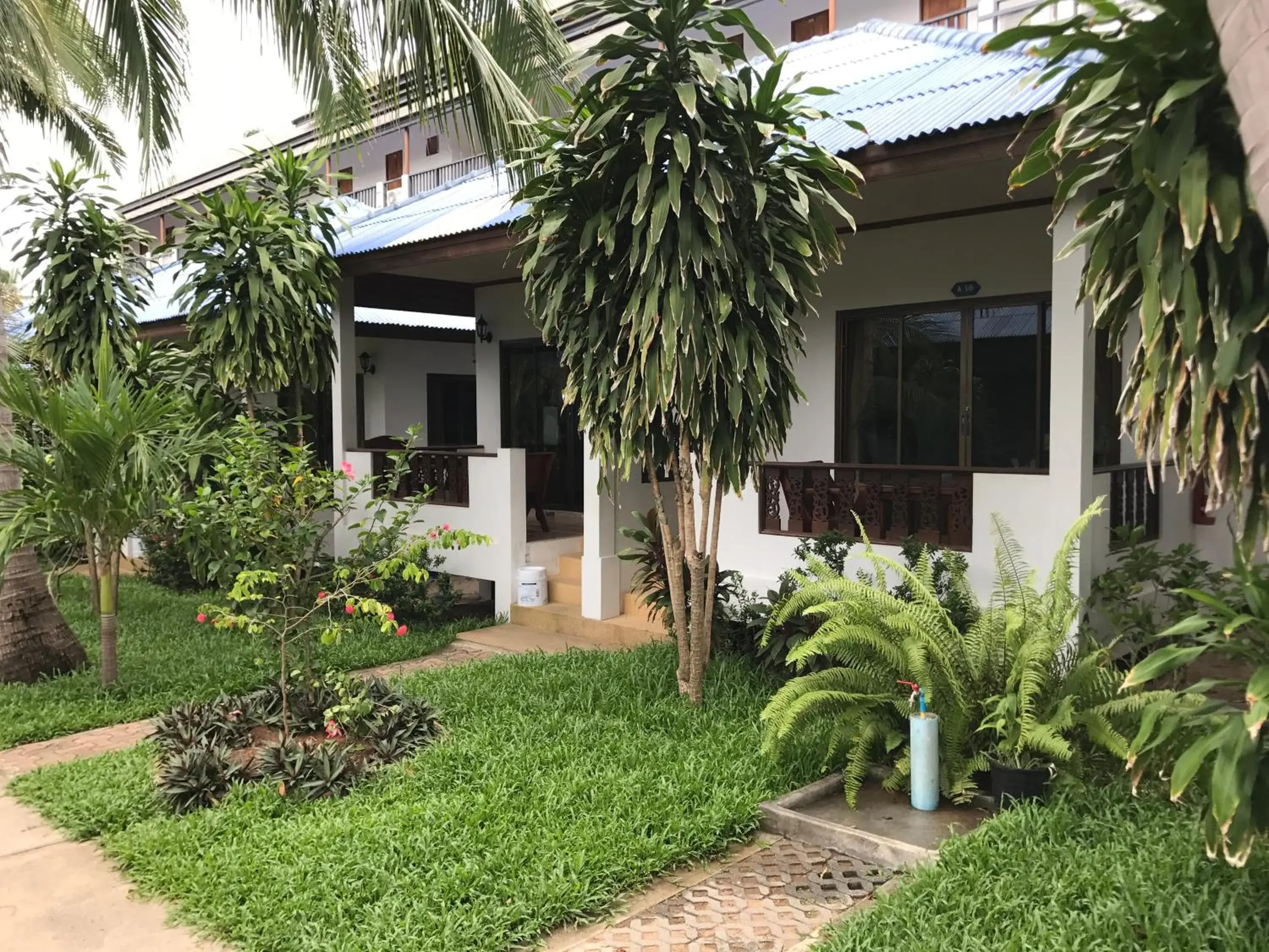 Garden view in Marina Beach Resort - SHA Extra Plus Garden view in Marina Beach Resort - SHA Extra Plus