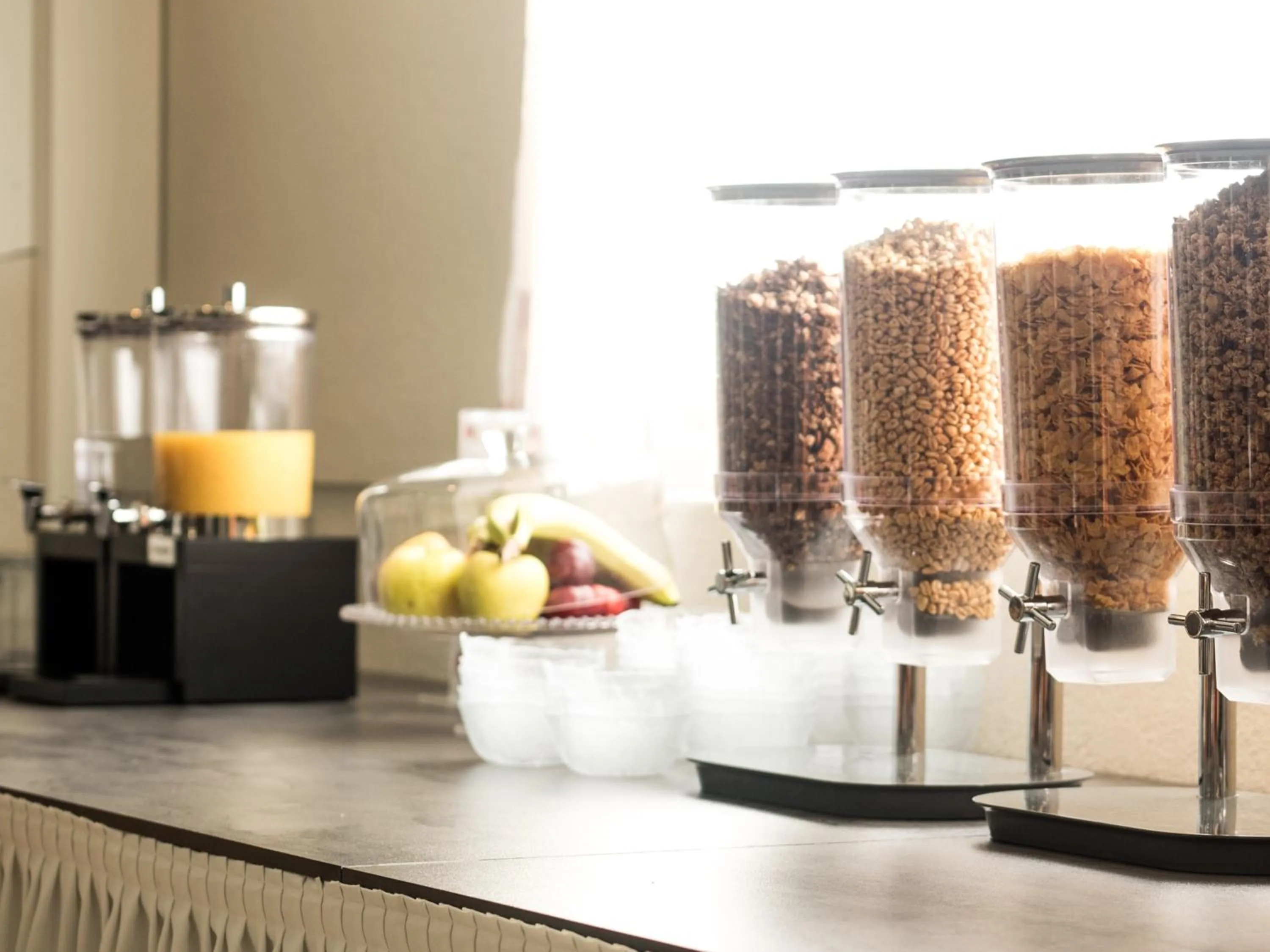 Continental breakfast in Hotel Olympica