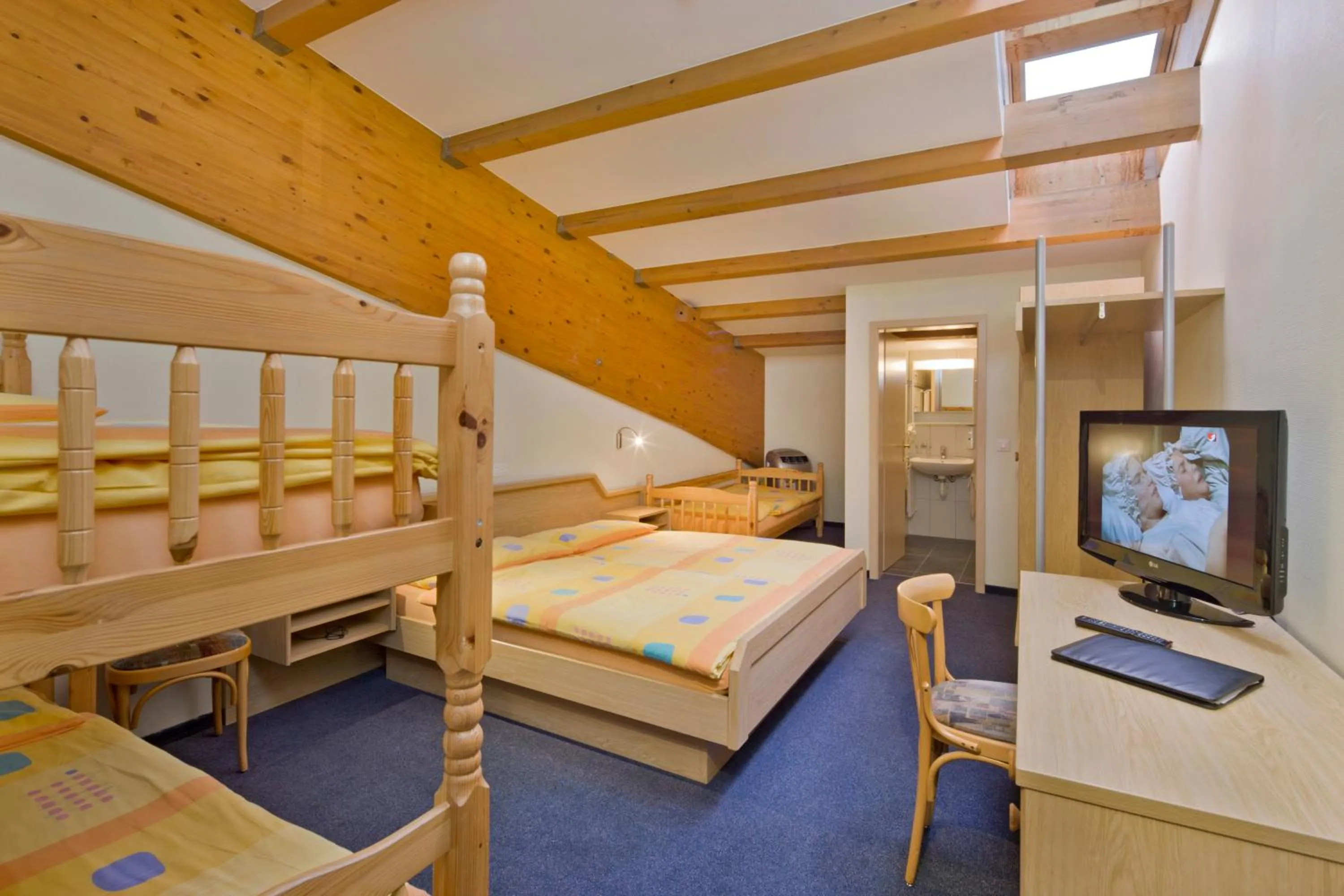 Bed in Hotel Olympica