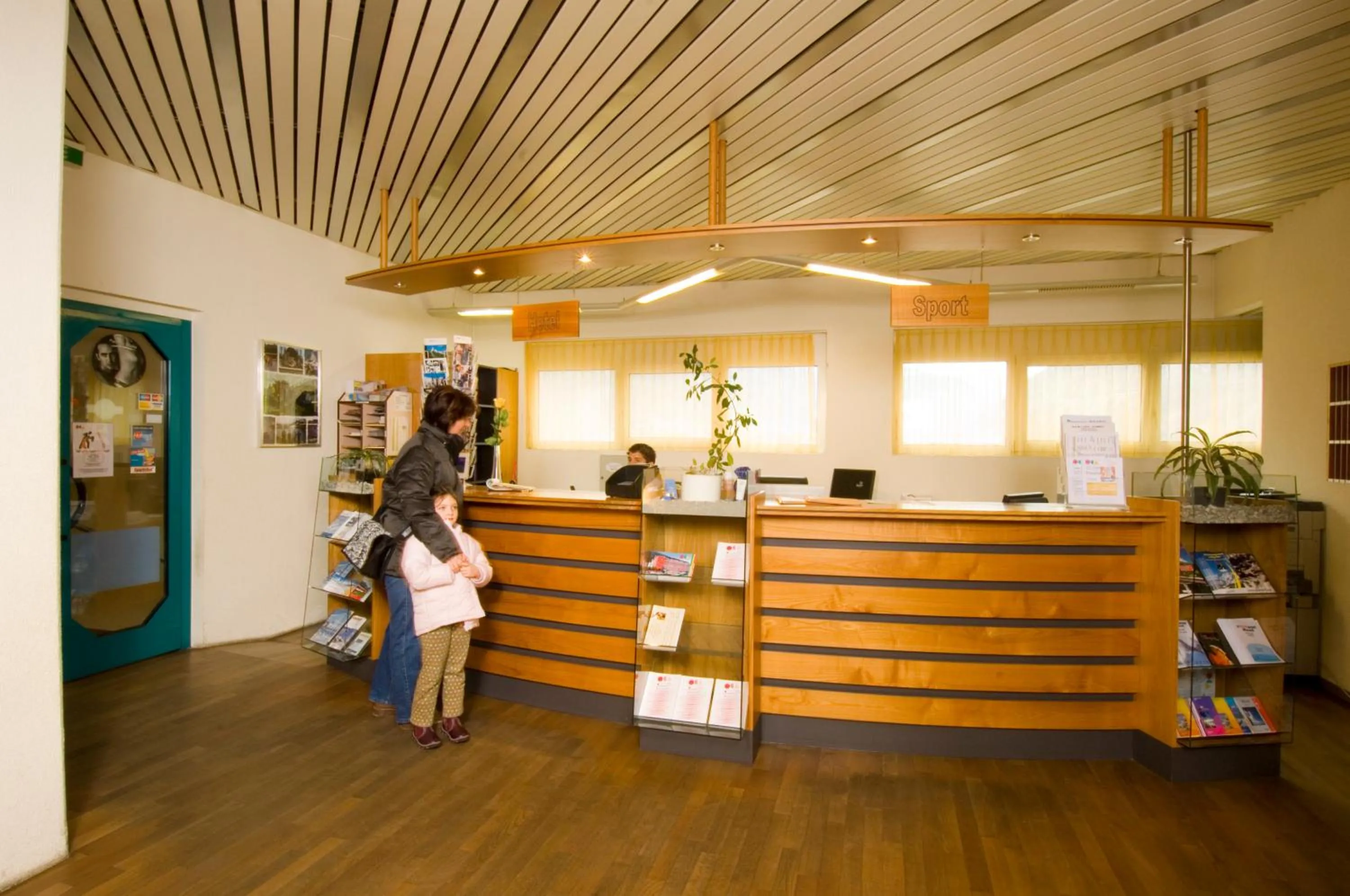 Lobby or reception in Hotel Olympica