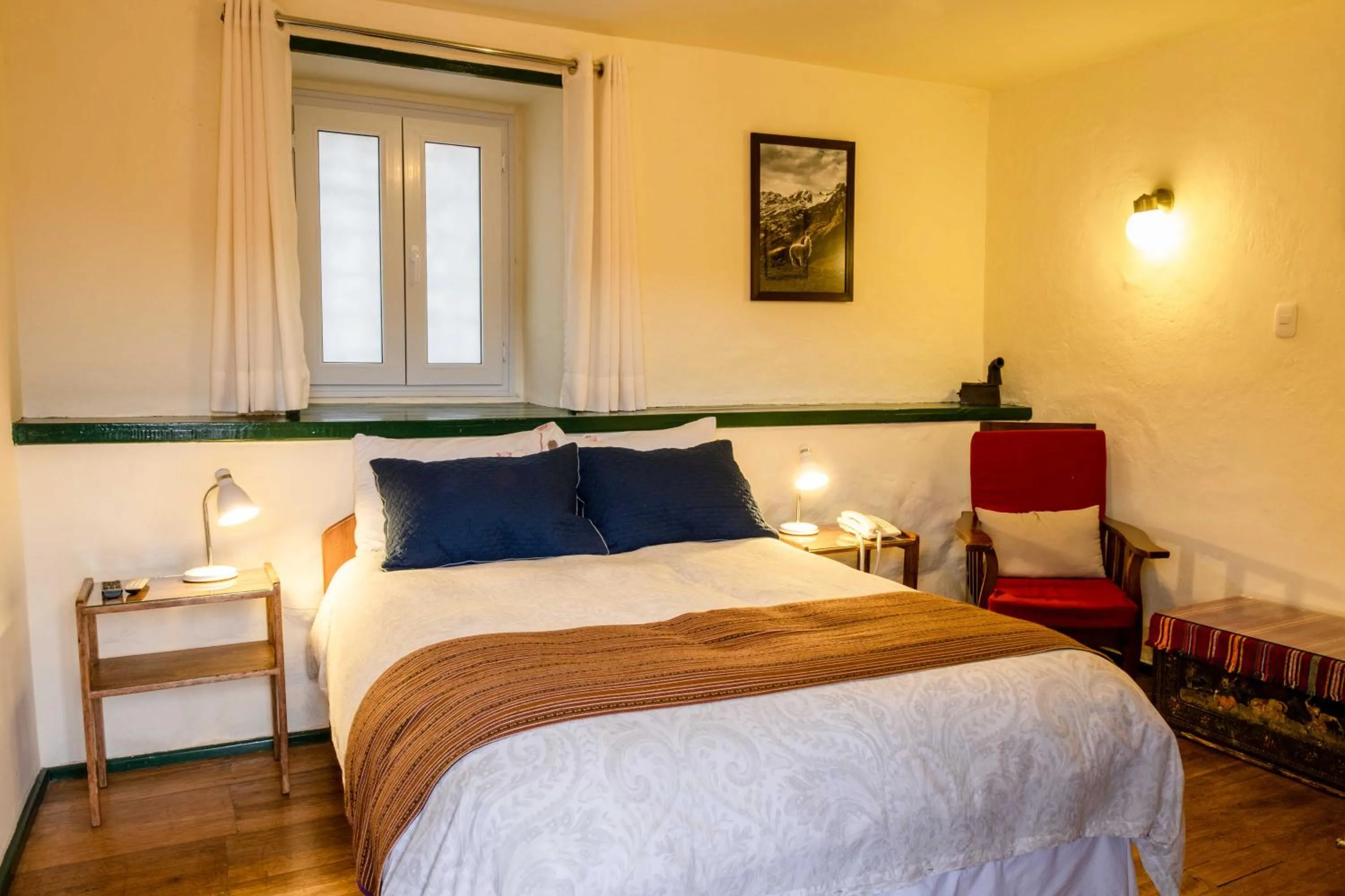 Bed in Hostal Corihuasi