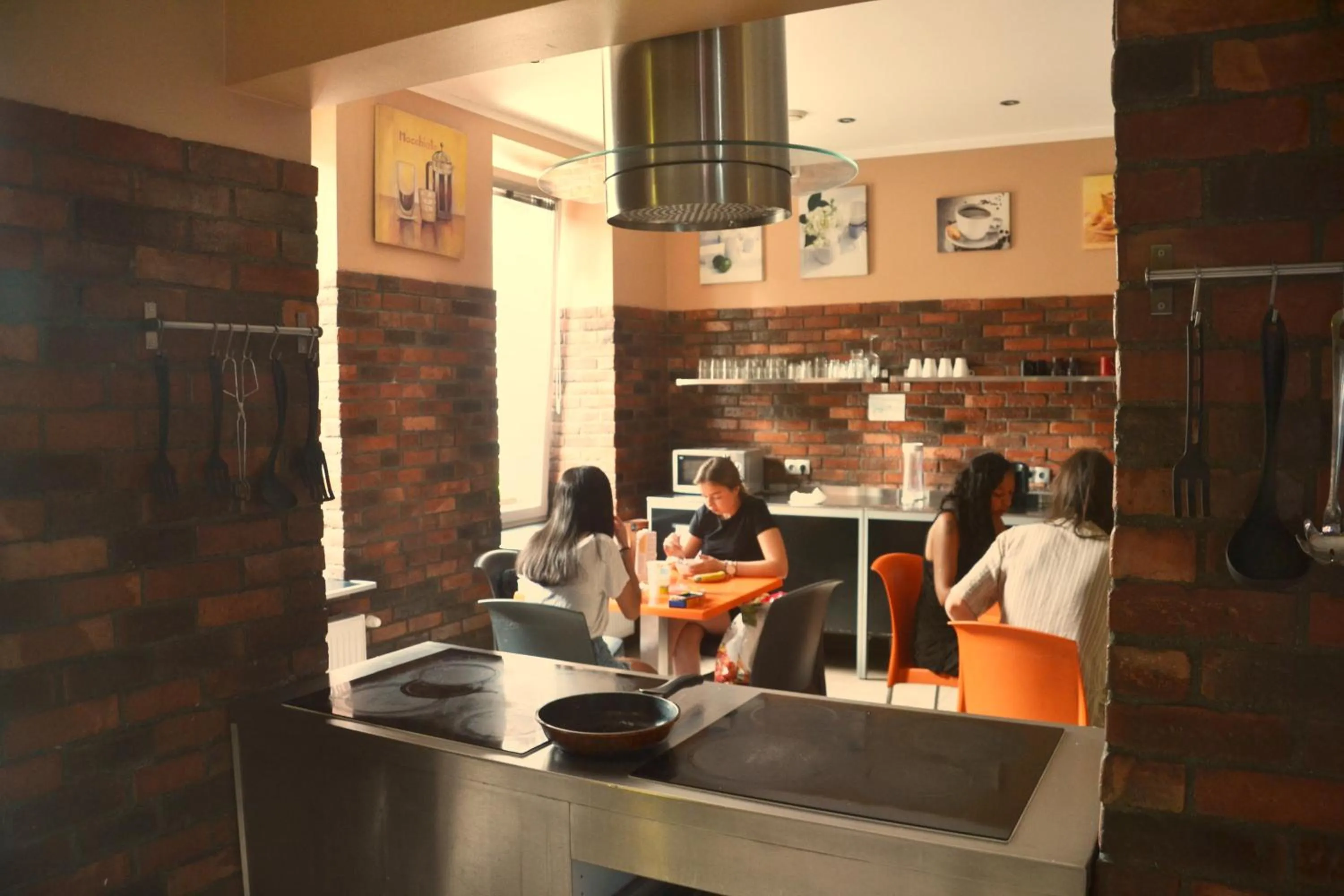 Kitchen or kitchenette in Do Step Inn Home - Hotel & Hostel