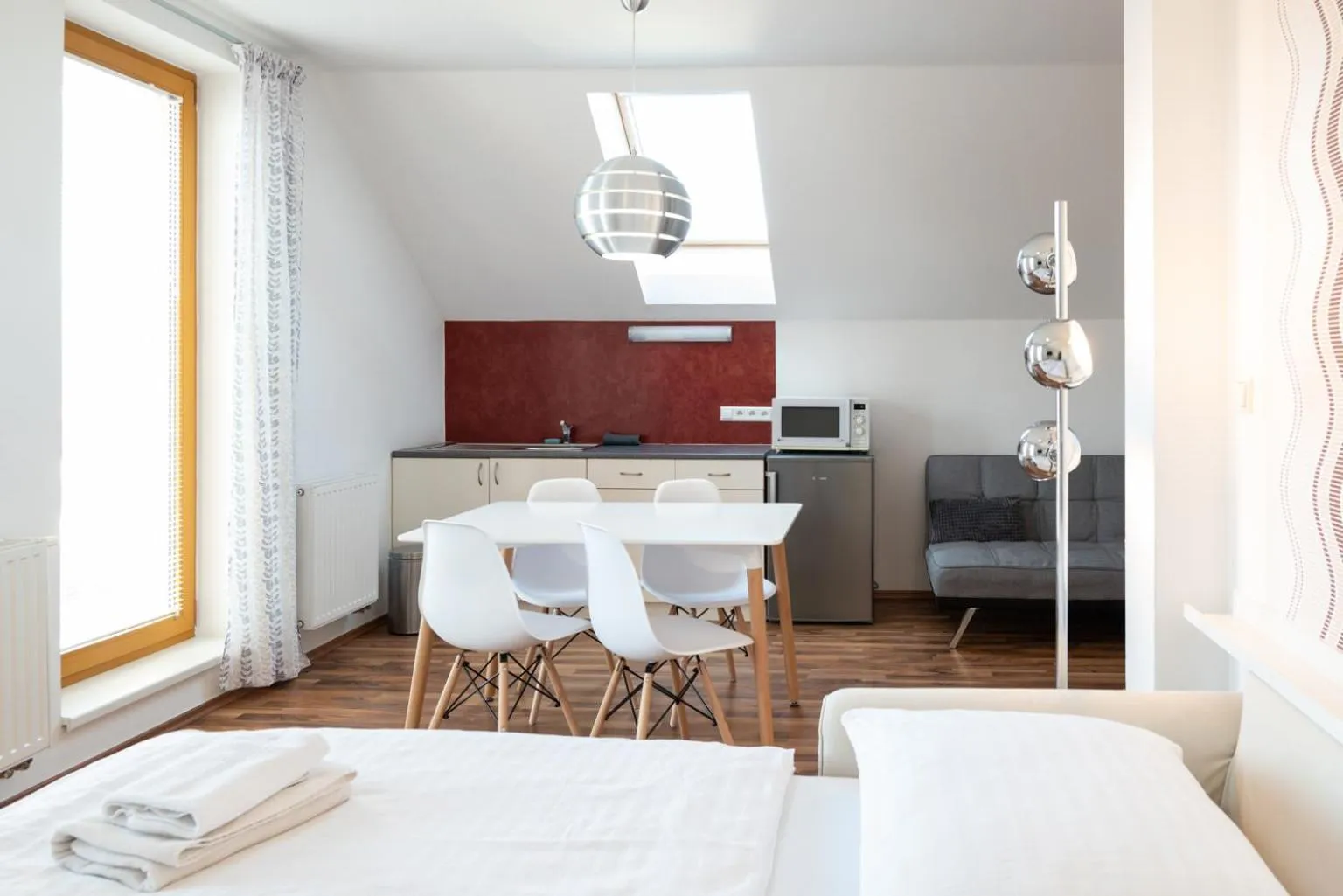 Kitchen or kitchenette in Hotel Garni Pod Skalkou