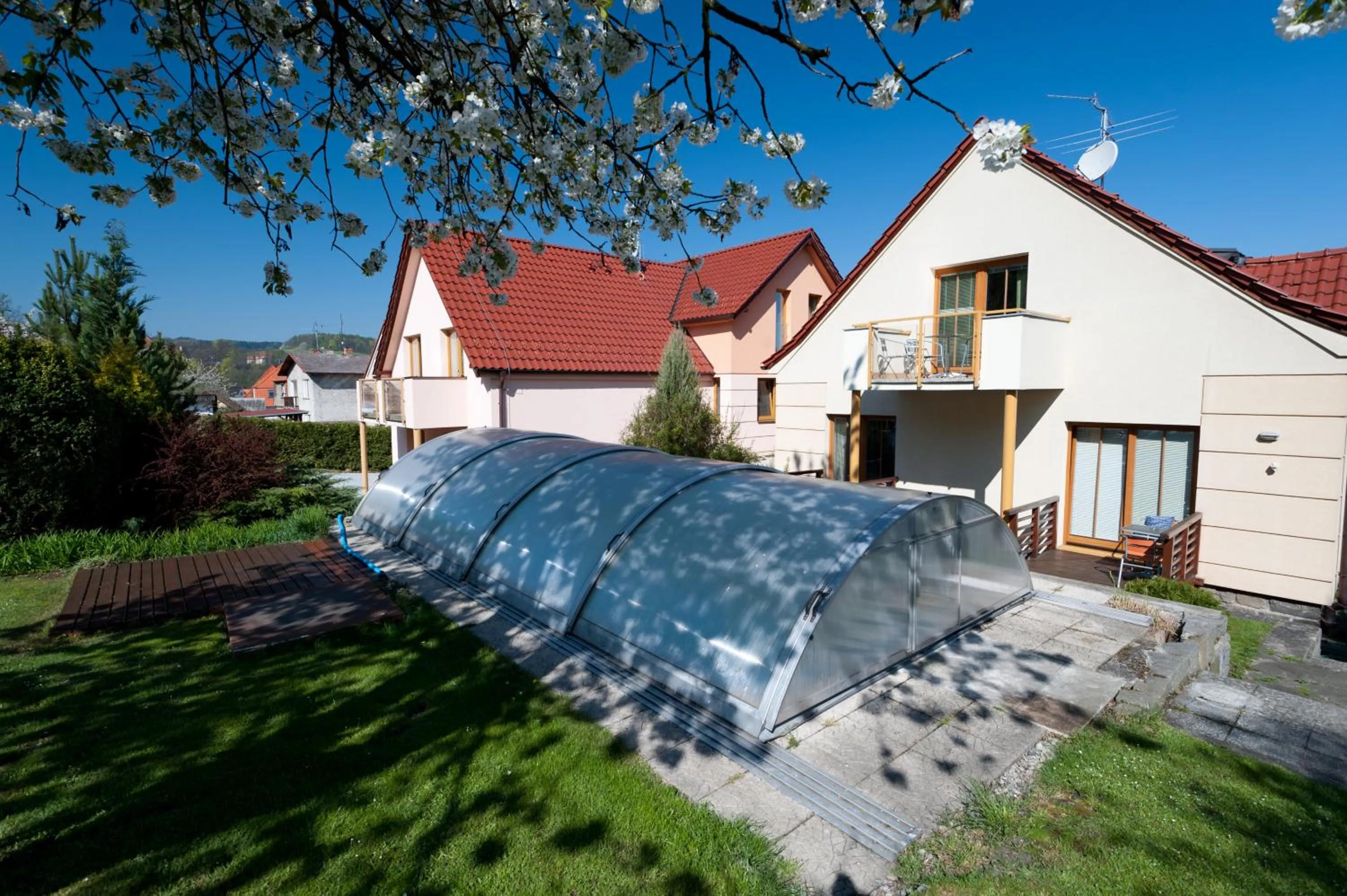 Garden in Hotel Garni Pod Skalkou