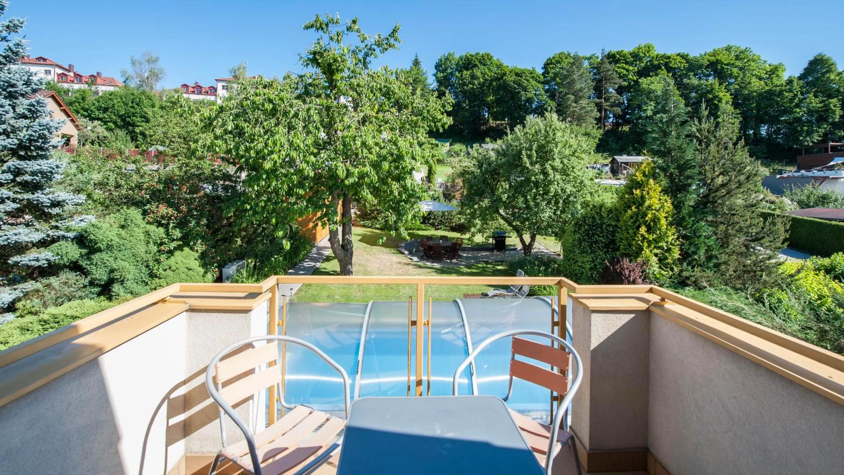 Balcony/Terrace in Hotel Garni Pod Skalkou