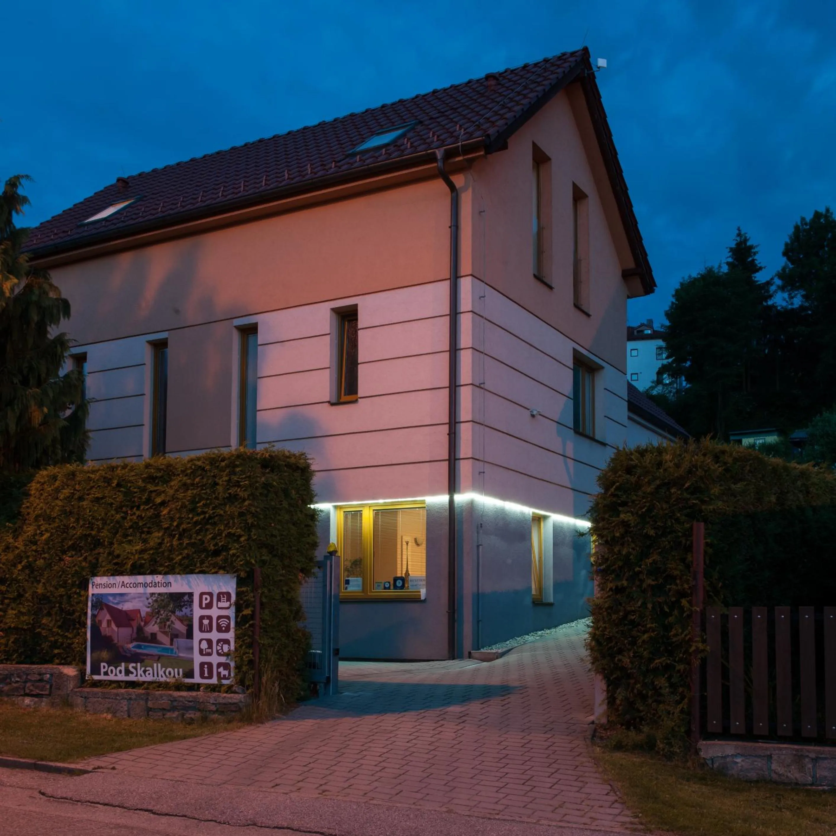 Property building in Hotel Garni Pod Skalkou