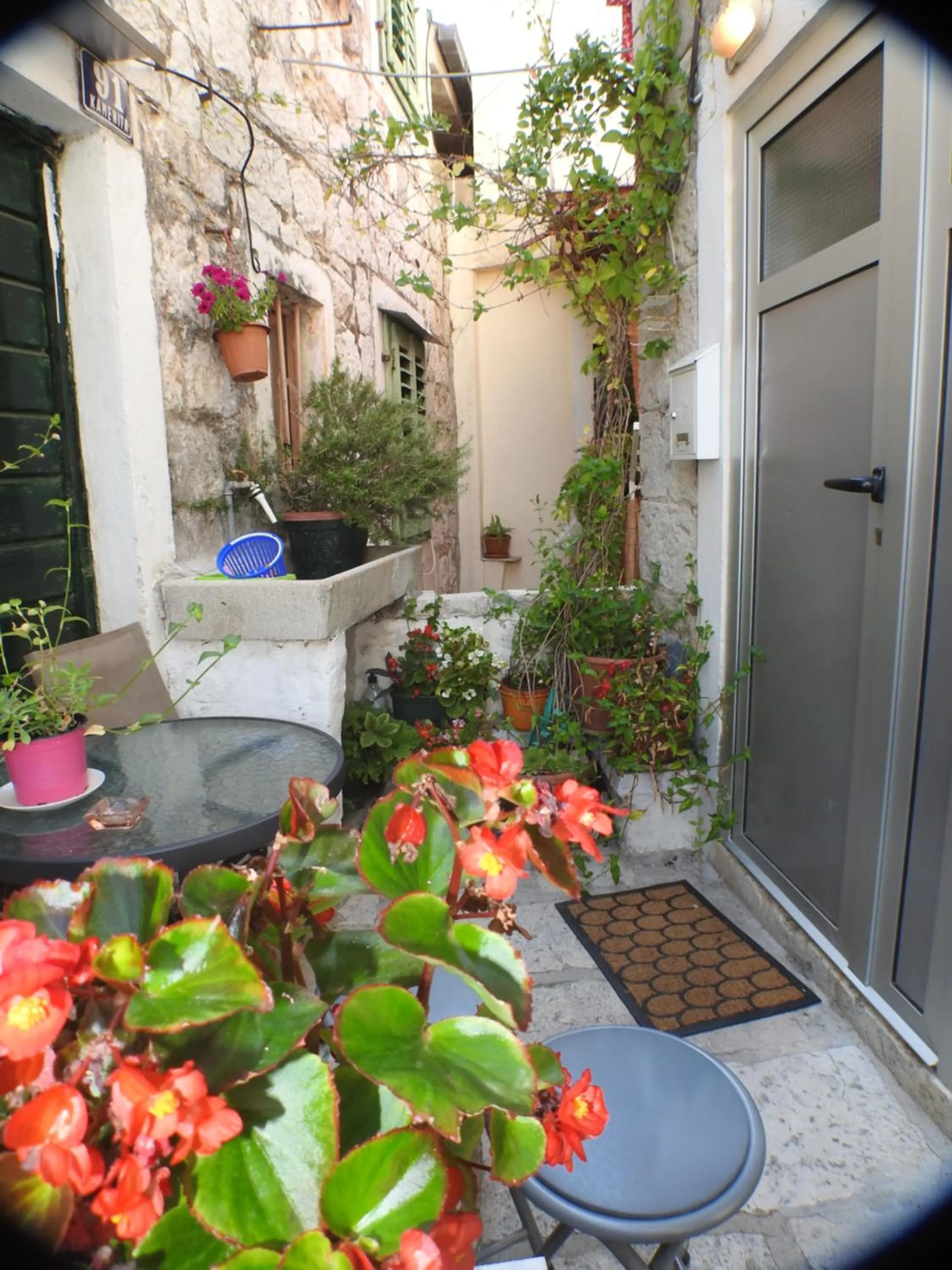 Patio in Apartments Kovacic_Grubisic