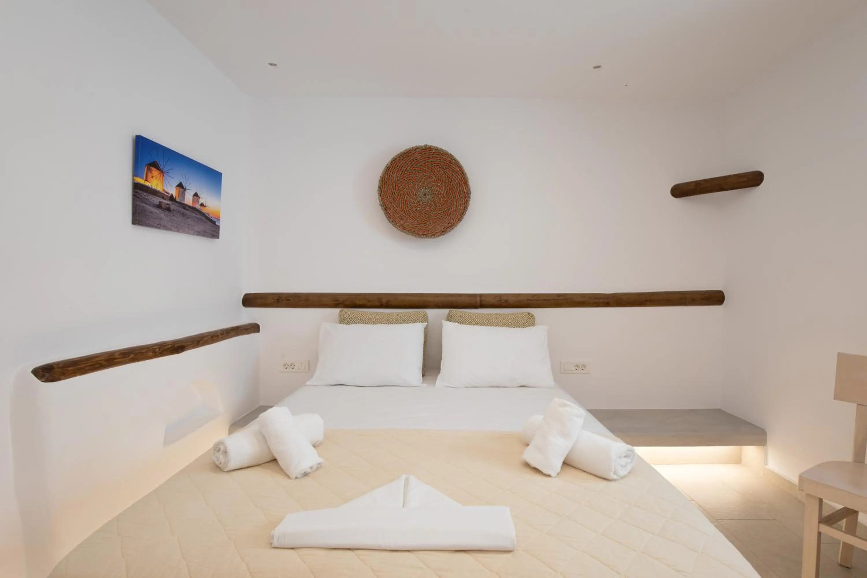 Bed in Alexandros Mykonos