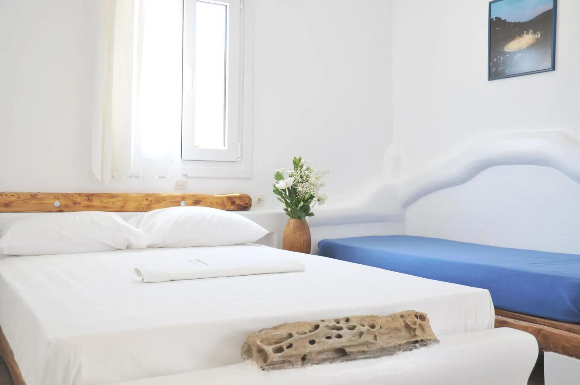 Bed in Alexandros Mykonos