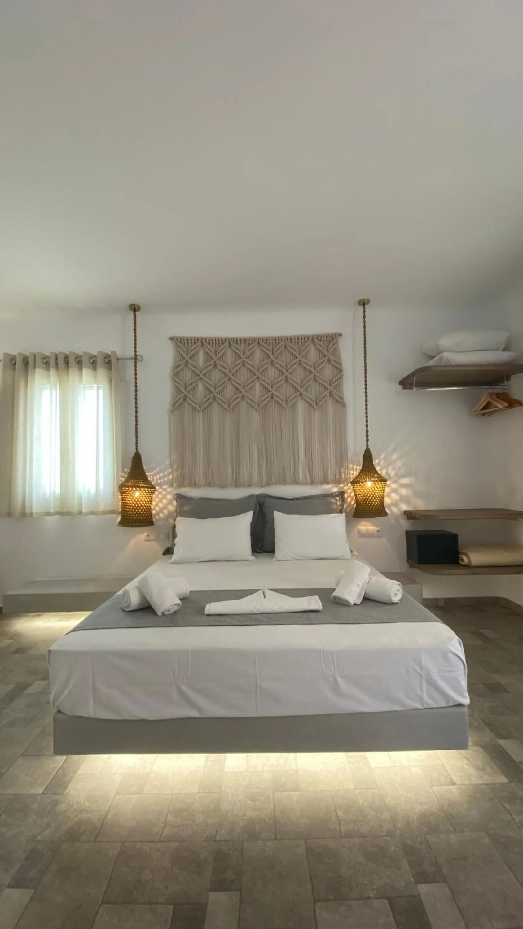 Bed in Alexandros Mykonos