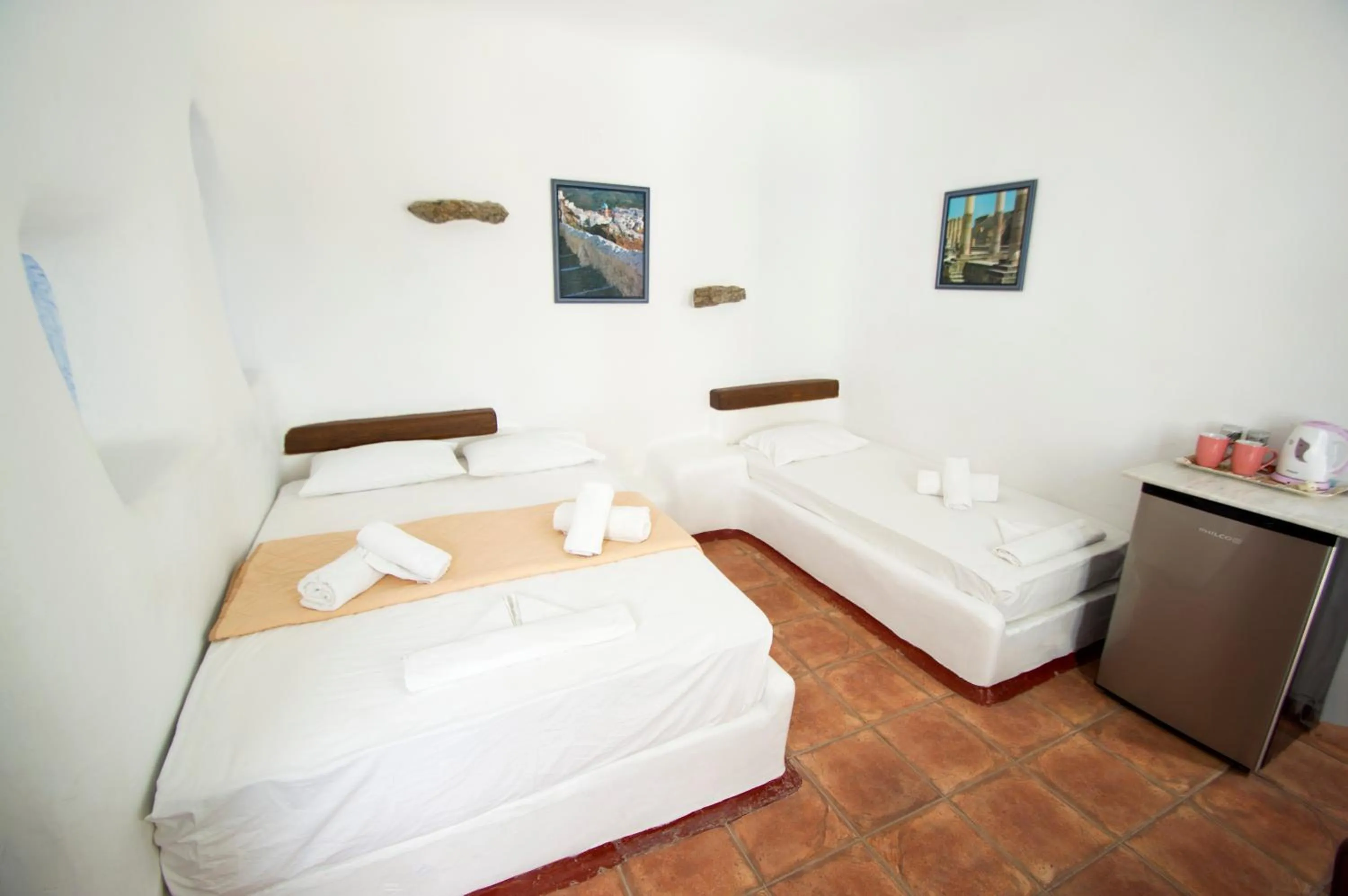 Bed in Alexandros Mykonos