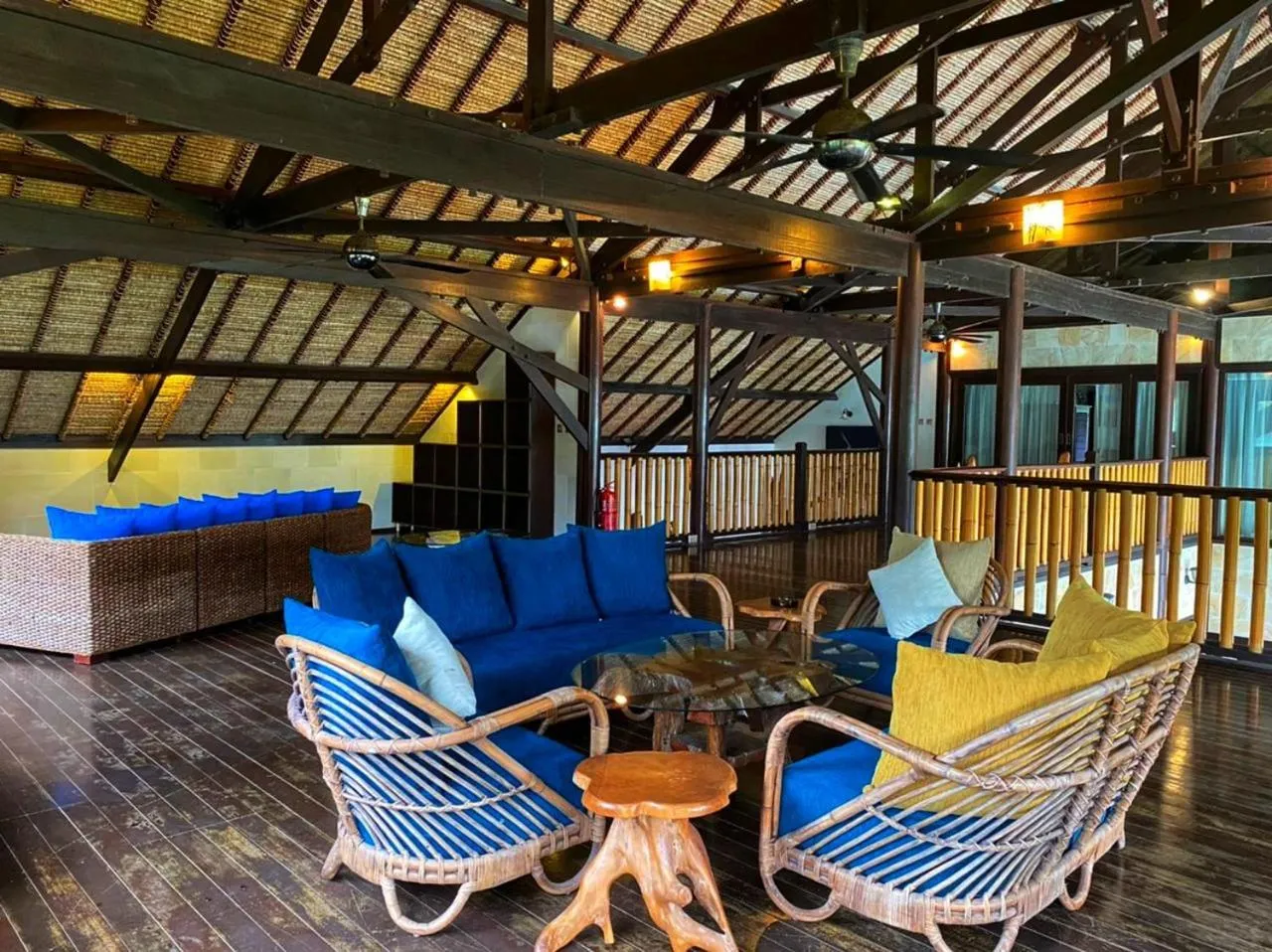 Seating area in Kudat Riviera Exclusive Beach Villas