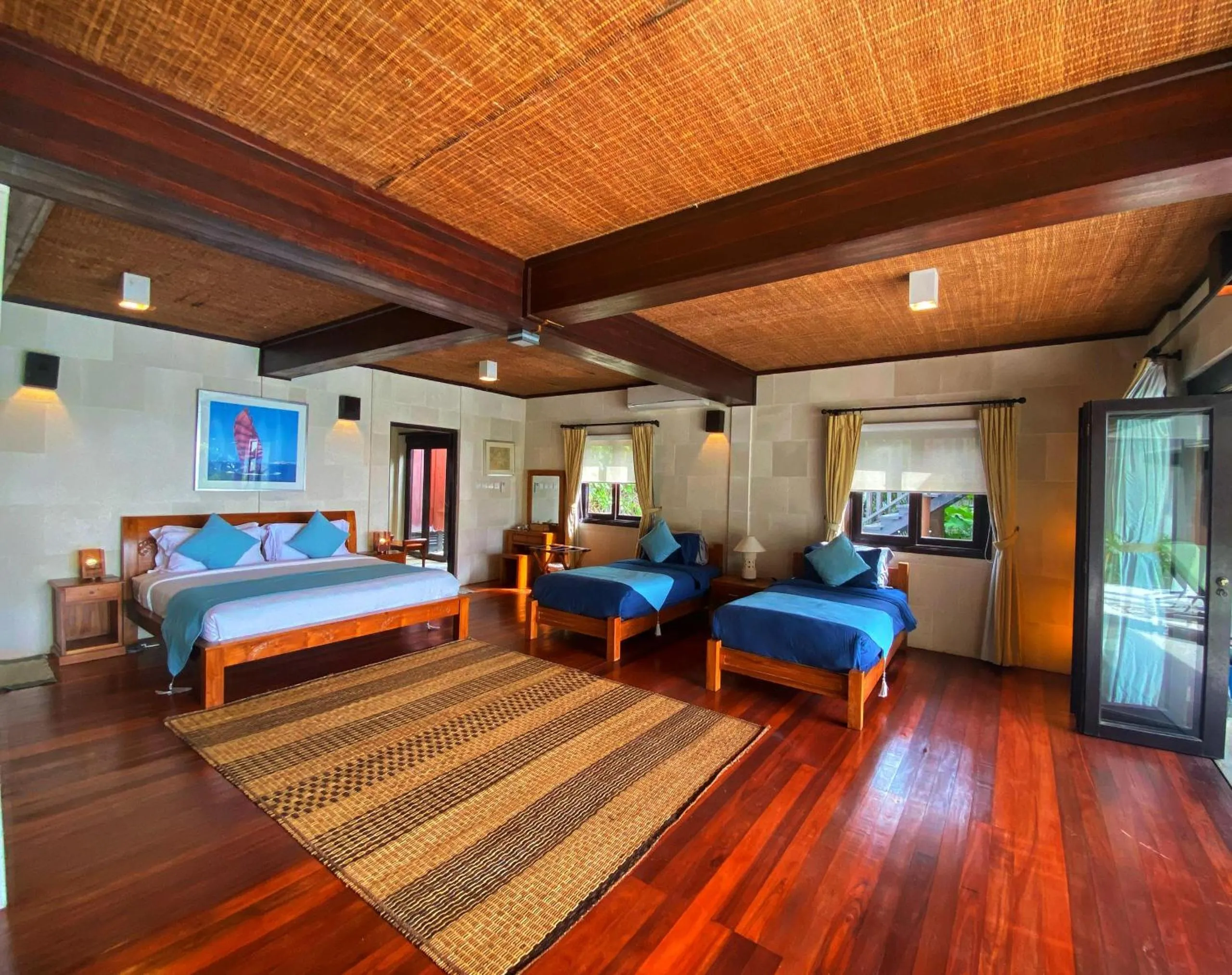 Bed in Kudat Riviera Exclusive Beach Villas