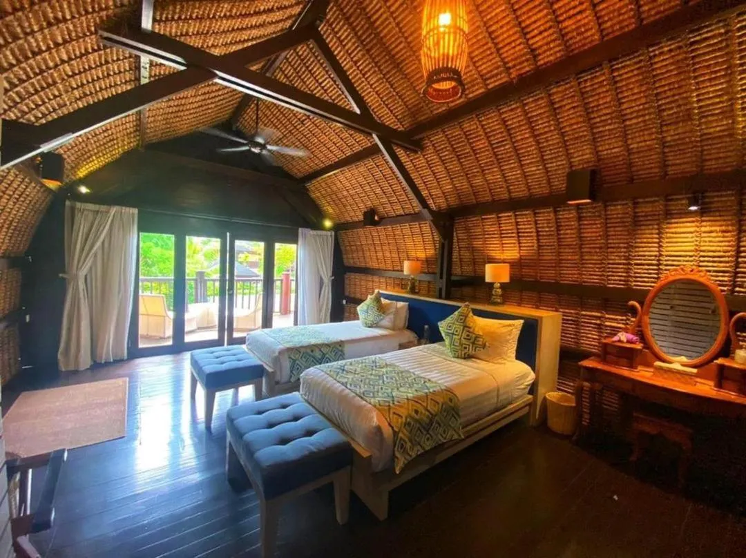 Bed in Kudat Riviera Exclusive Beach Villas