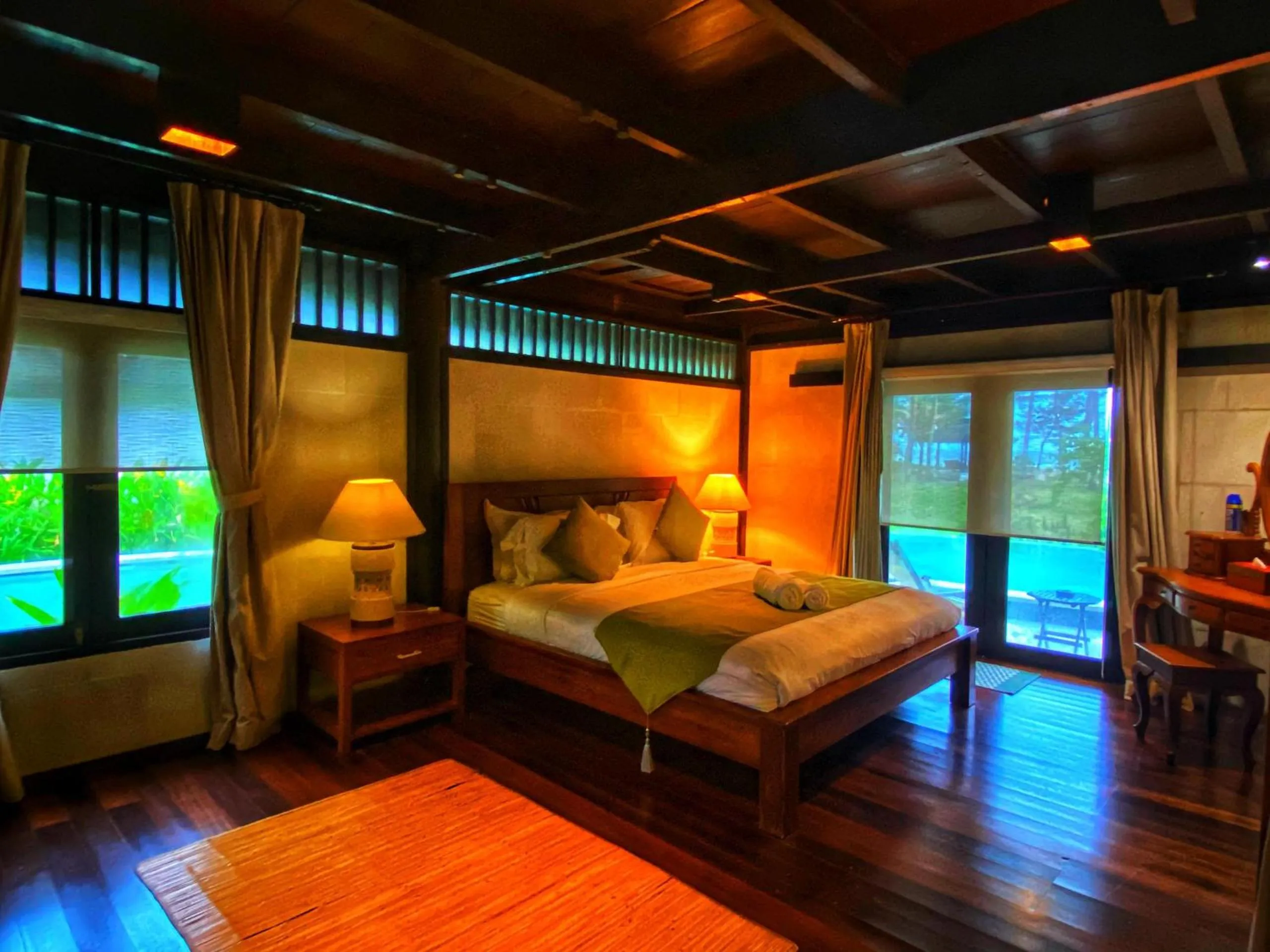 Bed in Kudat Riviera Exclusive Beach Villas