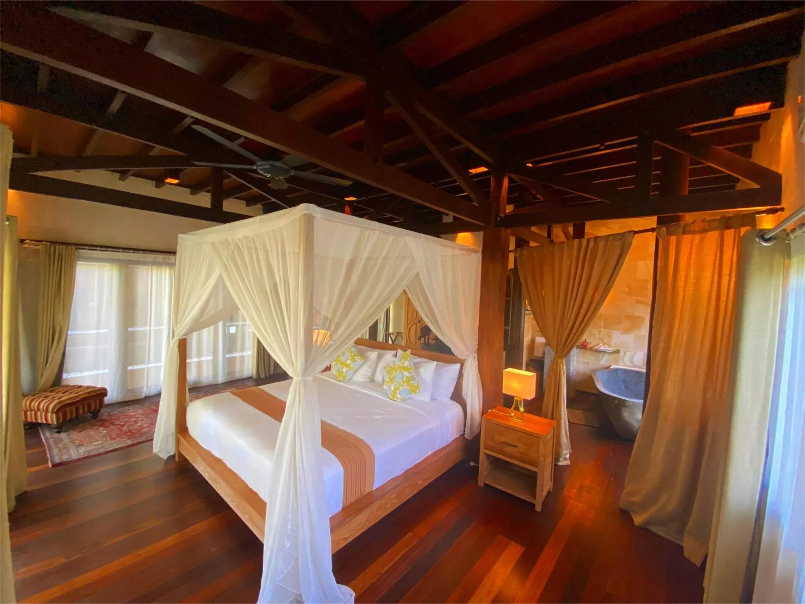 Bed in Kudat Riviera Exclusive Beach Villas