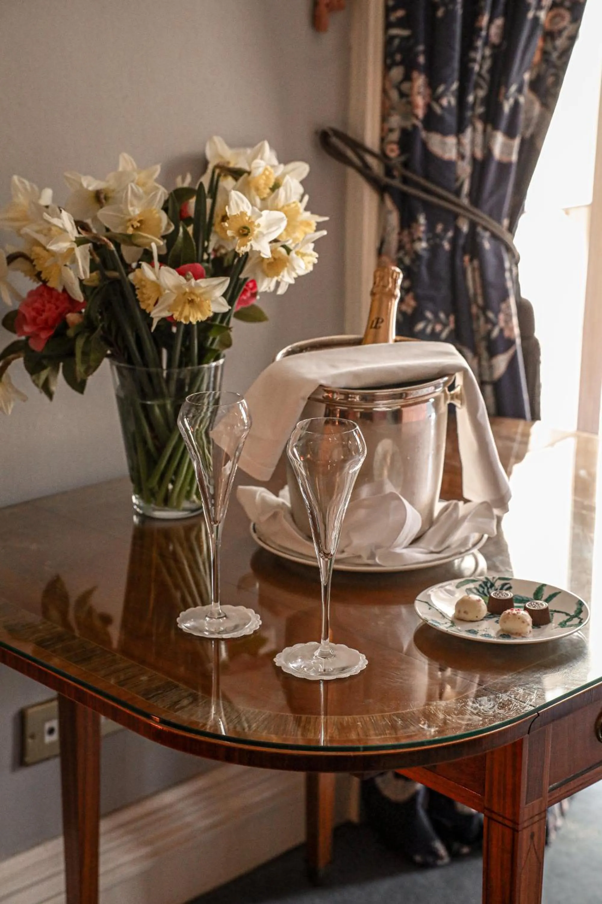 Decorative detail in Marlfield House Hotel Relais et Chateaux