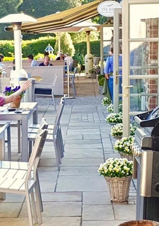 Patio in Marlfield House Hotel Relais et Chateaux