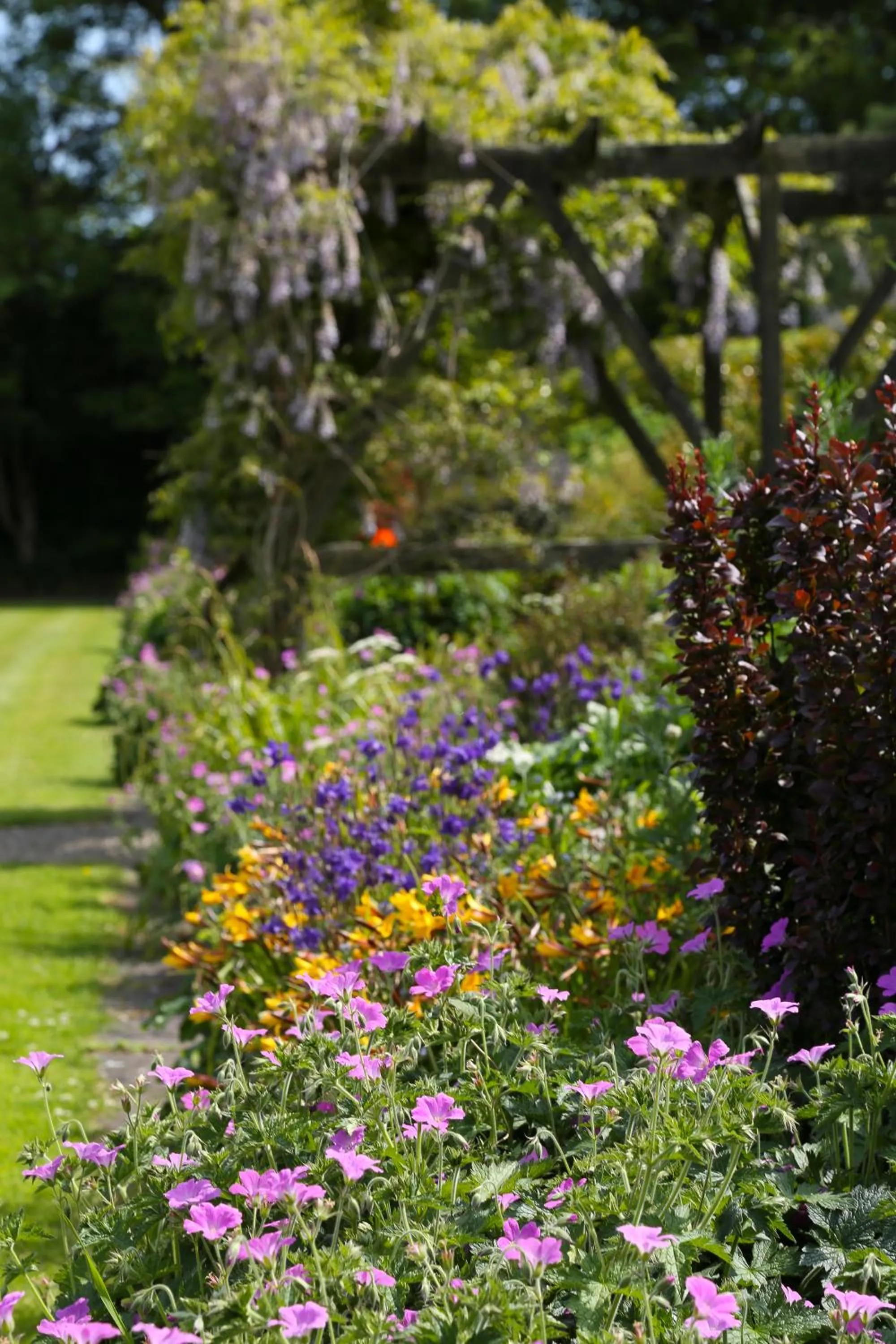 Garden view in Marlfield House Hotel Relais et Chateaux