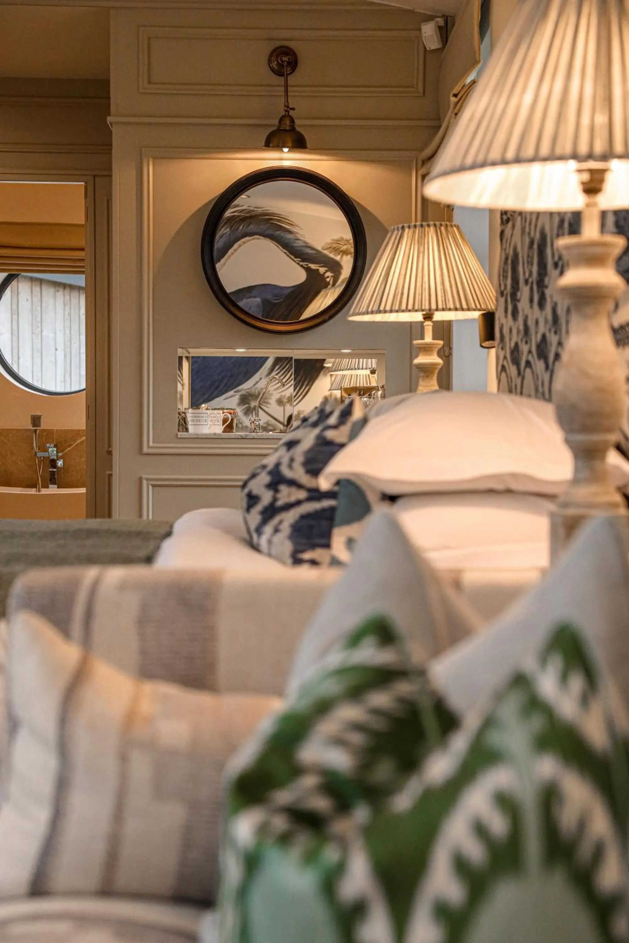 Decorative detail in Marlfield House Hotel Relais et Chateaux