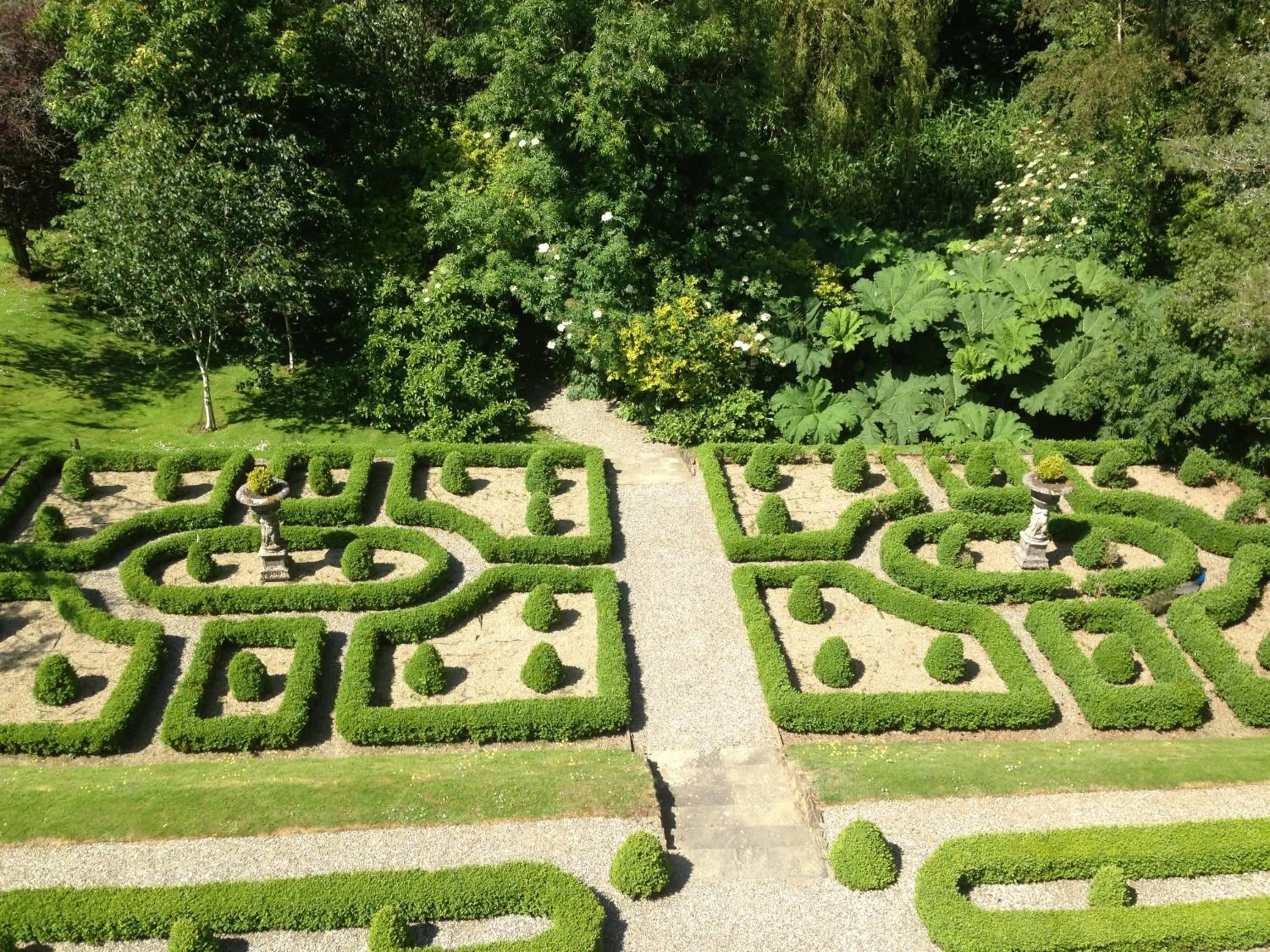 Garden in Marlfield House Hotel Relais et Chateaux