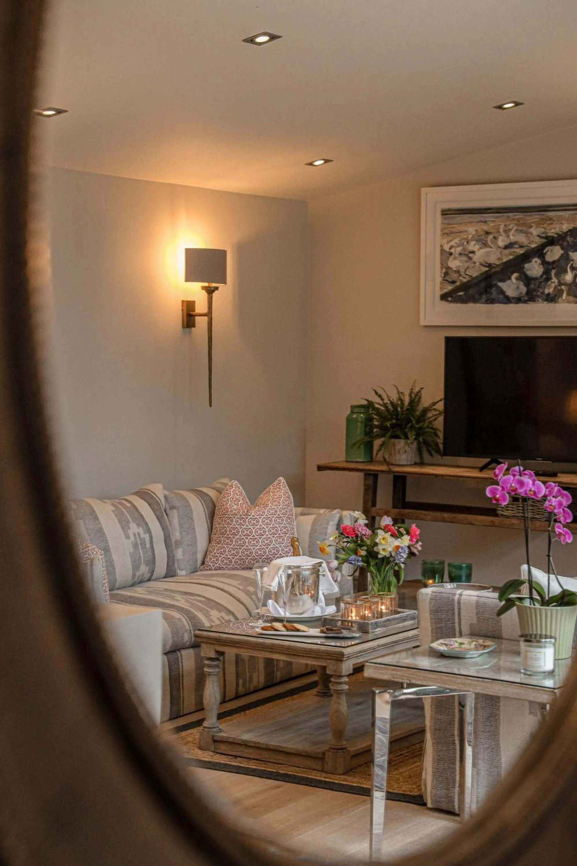 Living room in Marlfield House Hotel Relais et Chateaux