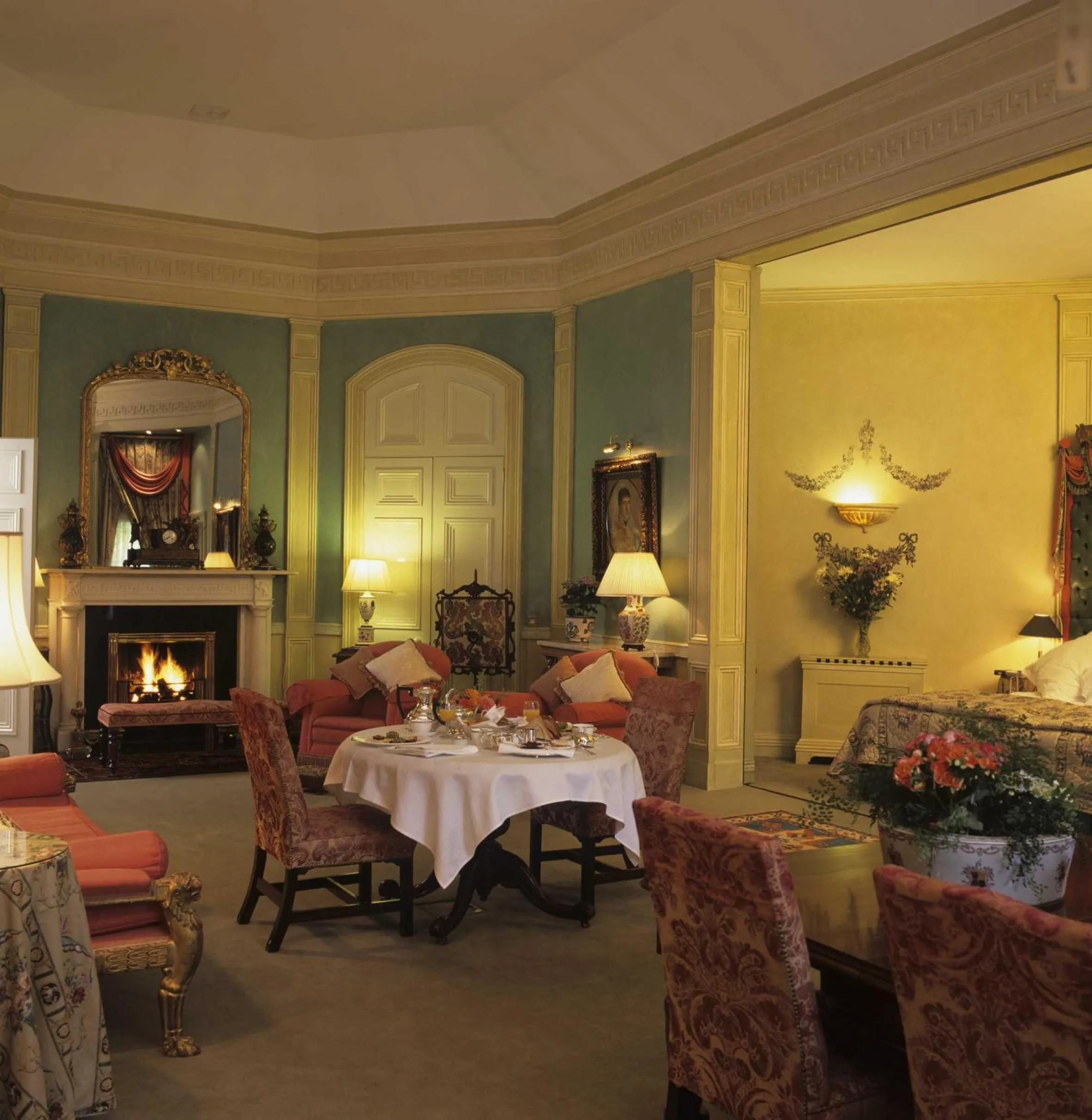 Seating area in Marlfield House Hotel Relais et Chateaux
