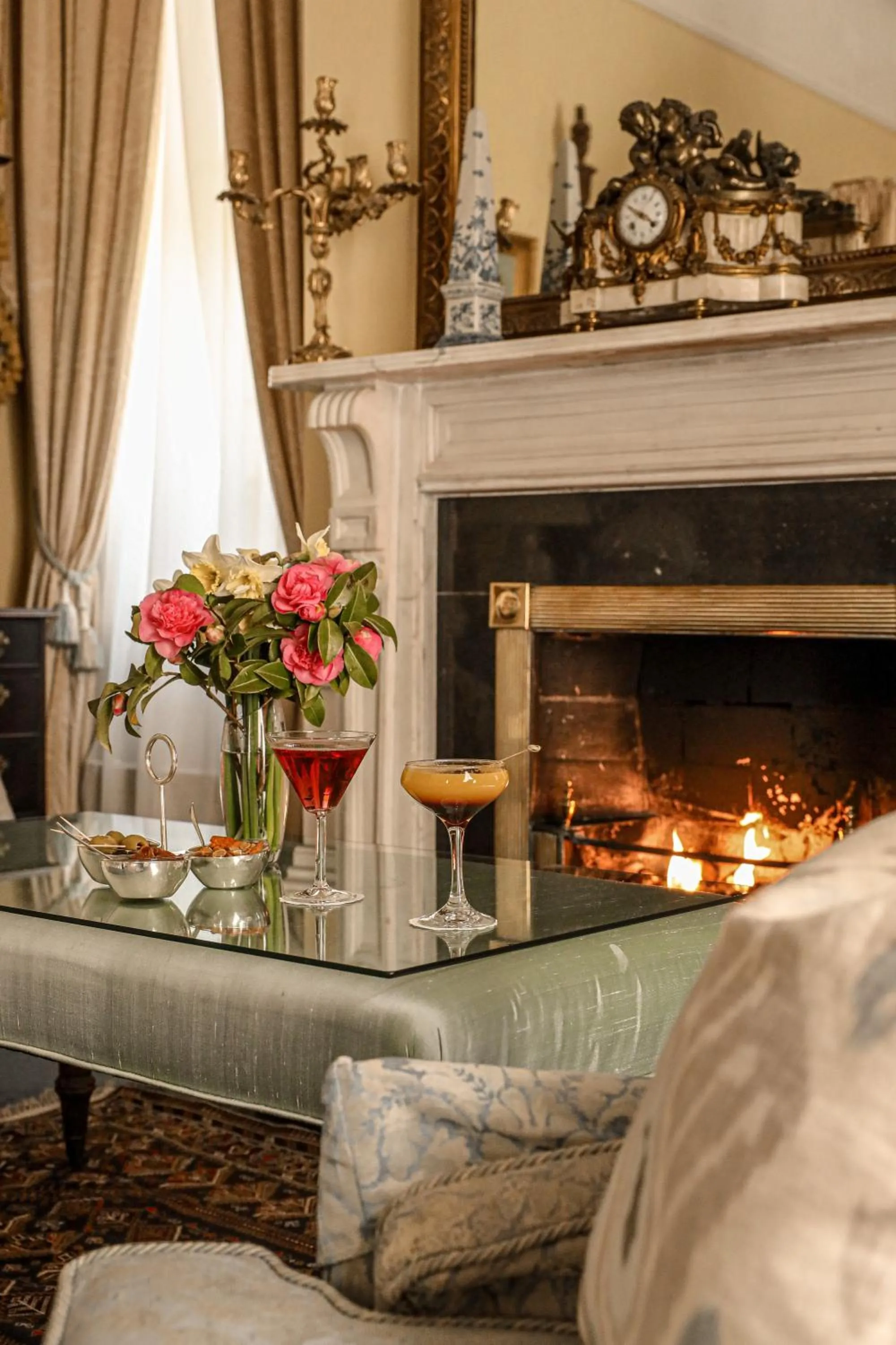 Seating area in Marlfield House Hotel Relais et Chateaux