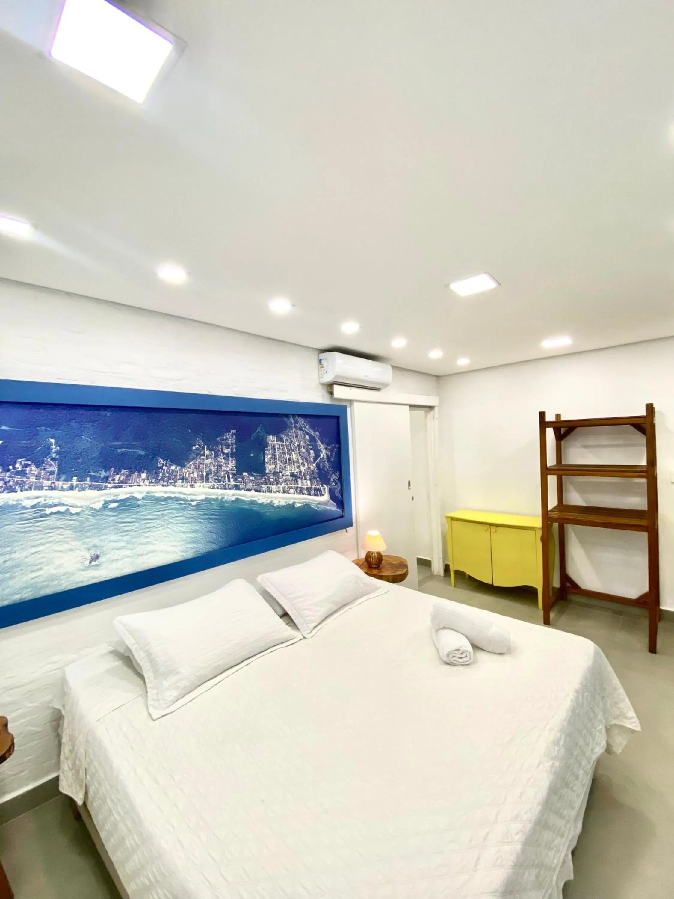 Bed in Pousada Tô na Praia Juquehy