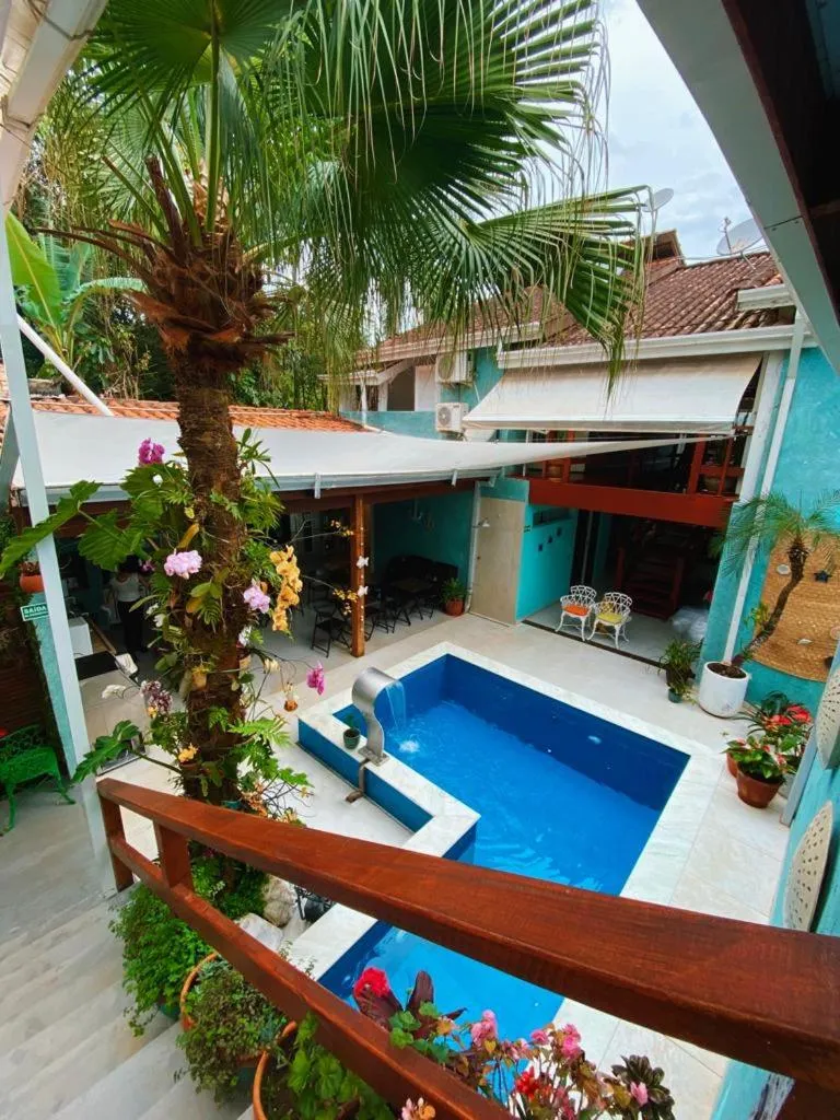 Pool view in Pousada Tô na Praia Juquehy