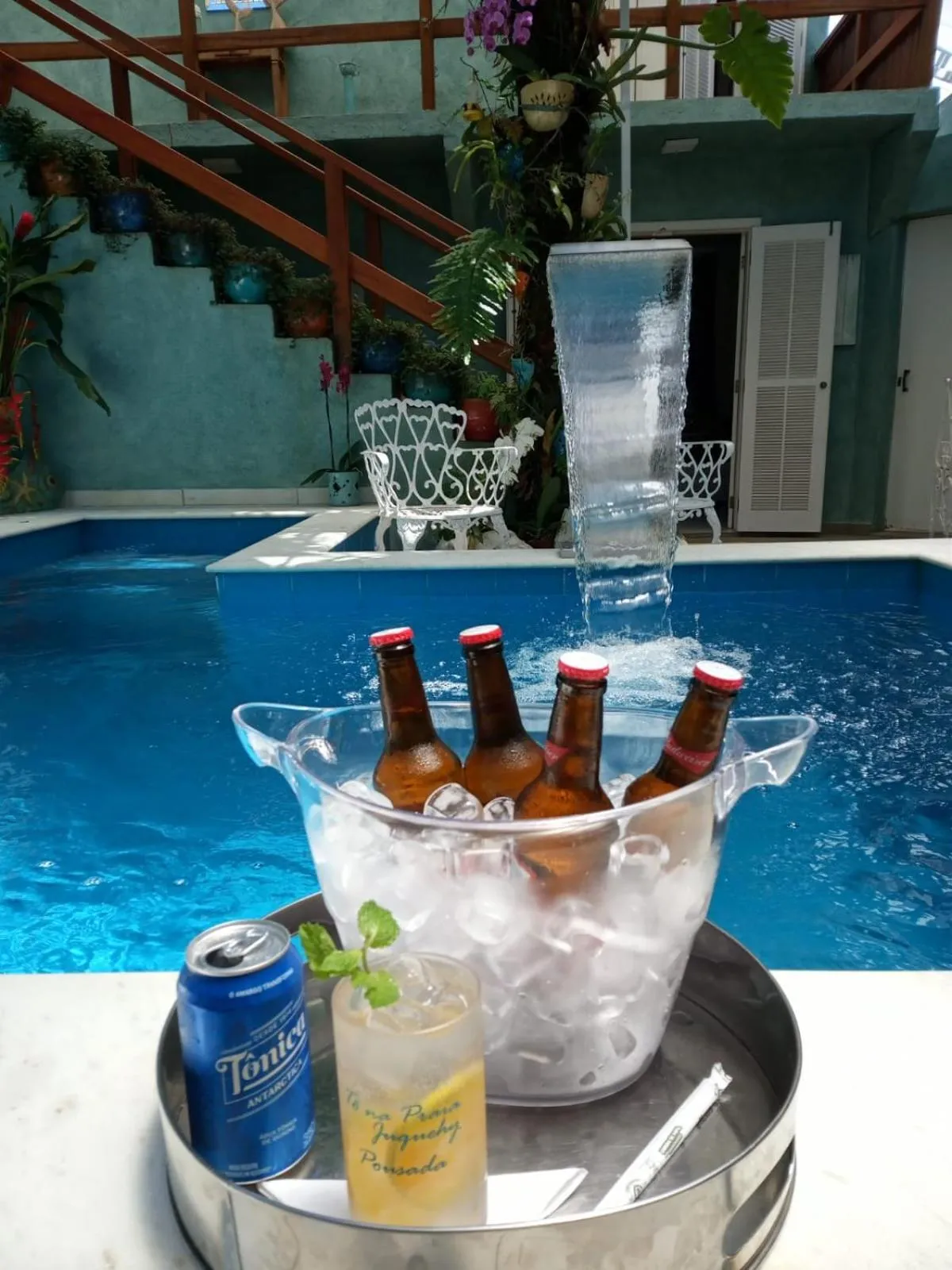 Food and drinks in Pousada Tô na Praia Juquehy