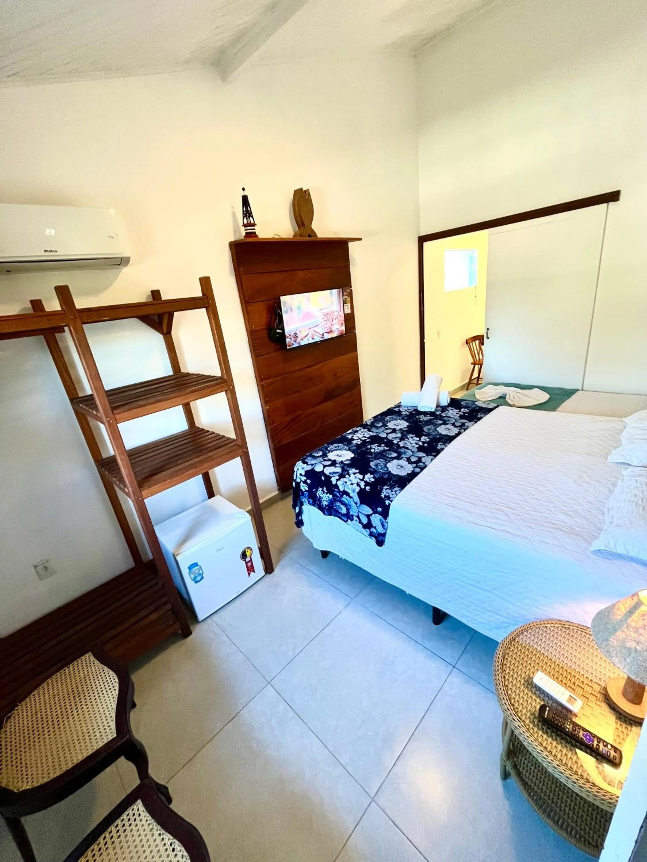 Bed in Pousada Tô na Praia Juquehy