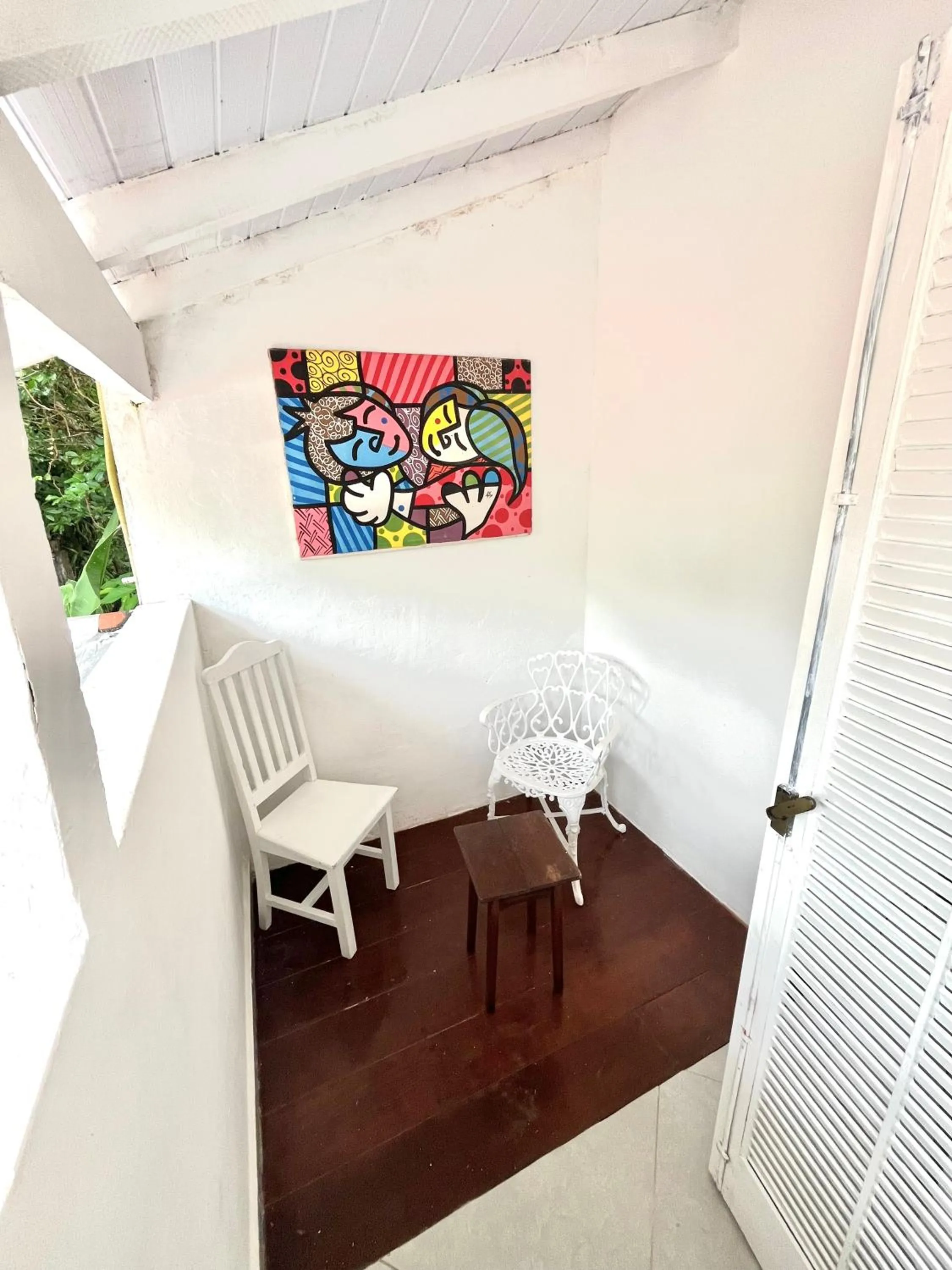 Balcony/Terrace in Pousada Tô na Praia Juquehy