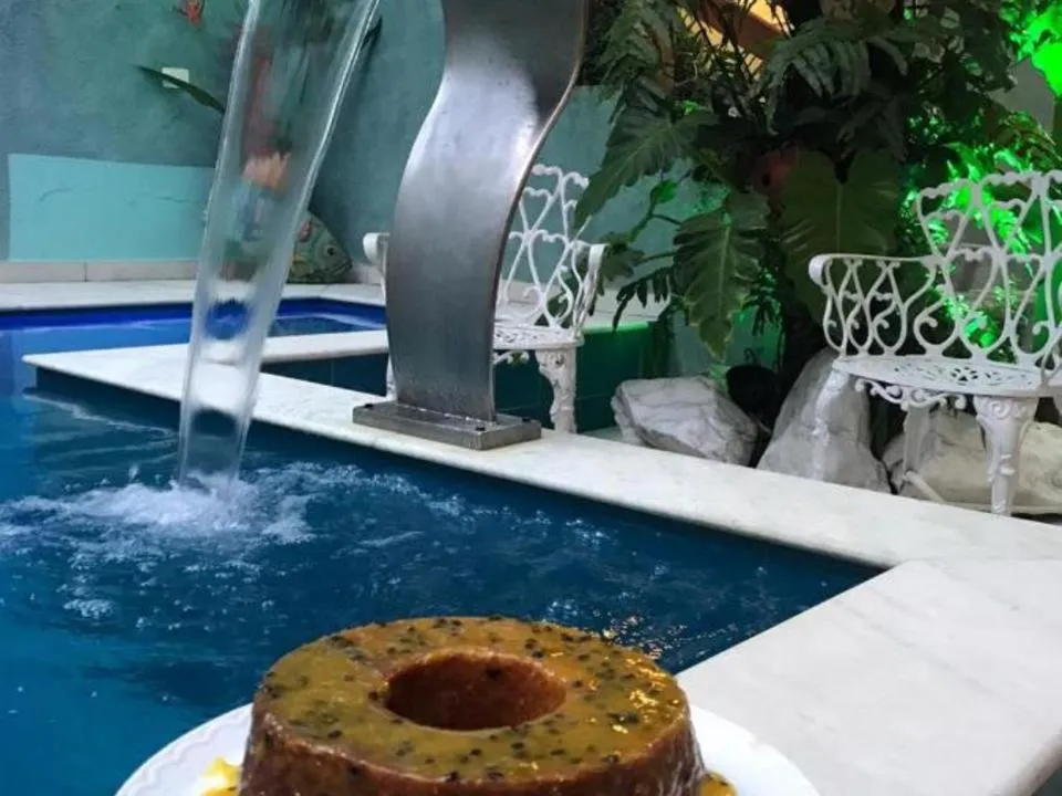 Pool view in Pousada Tô na Praia Juquehy