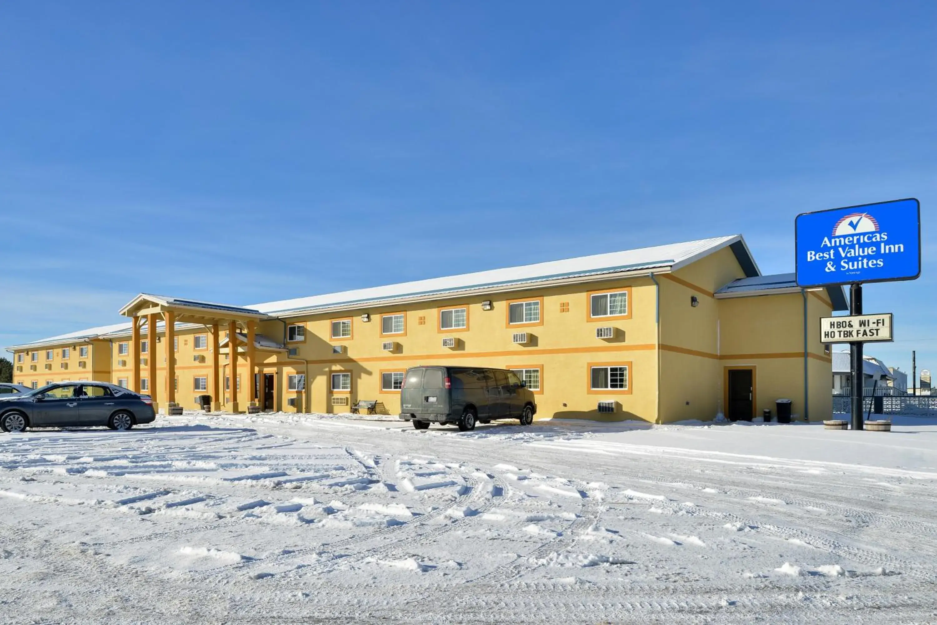 Facade/entrance in Americas Best Value Inn and Suites Sidney Facade/entrance in Americas Best Value Inn and Suites Sidney