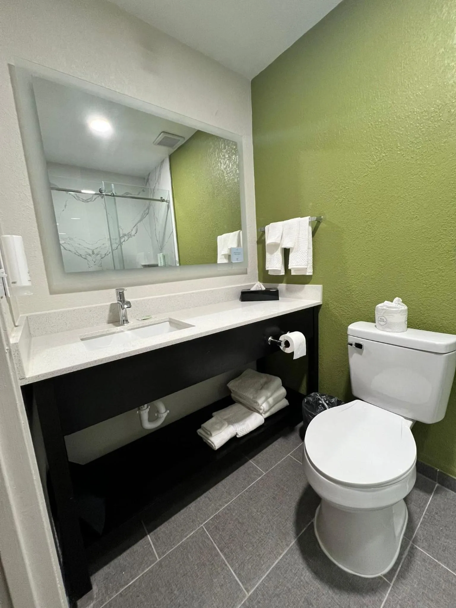 Bathroom in Sleep Inn & Suites Salina I-135