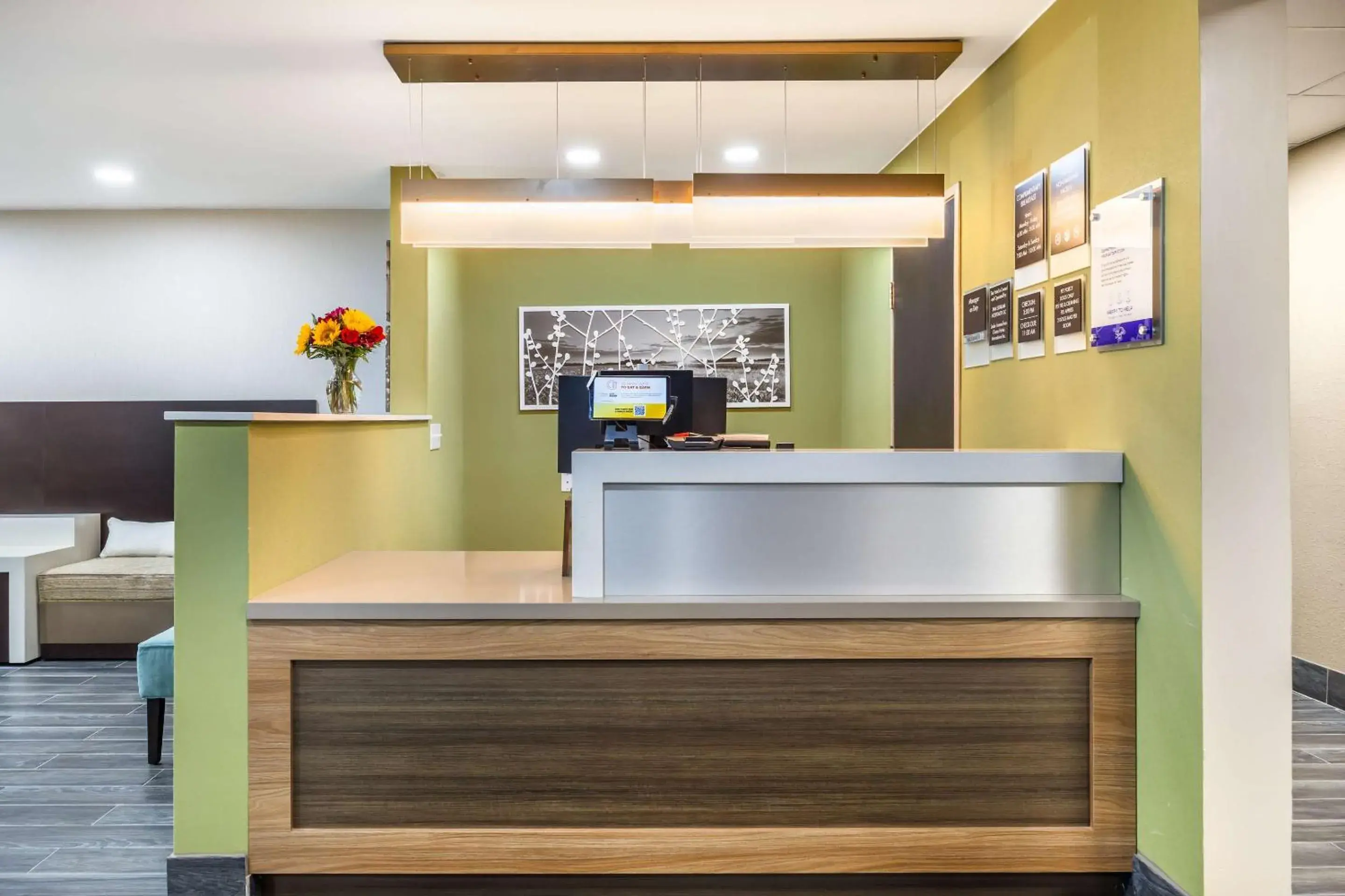 Lobby or reception in Sleep Inn & Suites Salina I-135 Lobby or reception in Sleep Inn & Suites Salina I-135