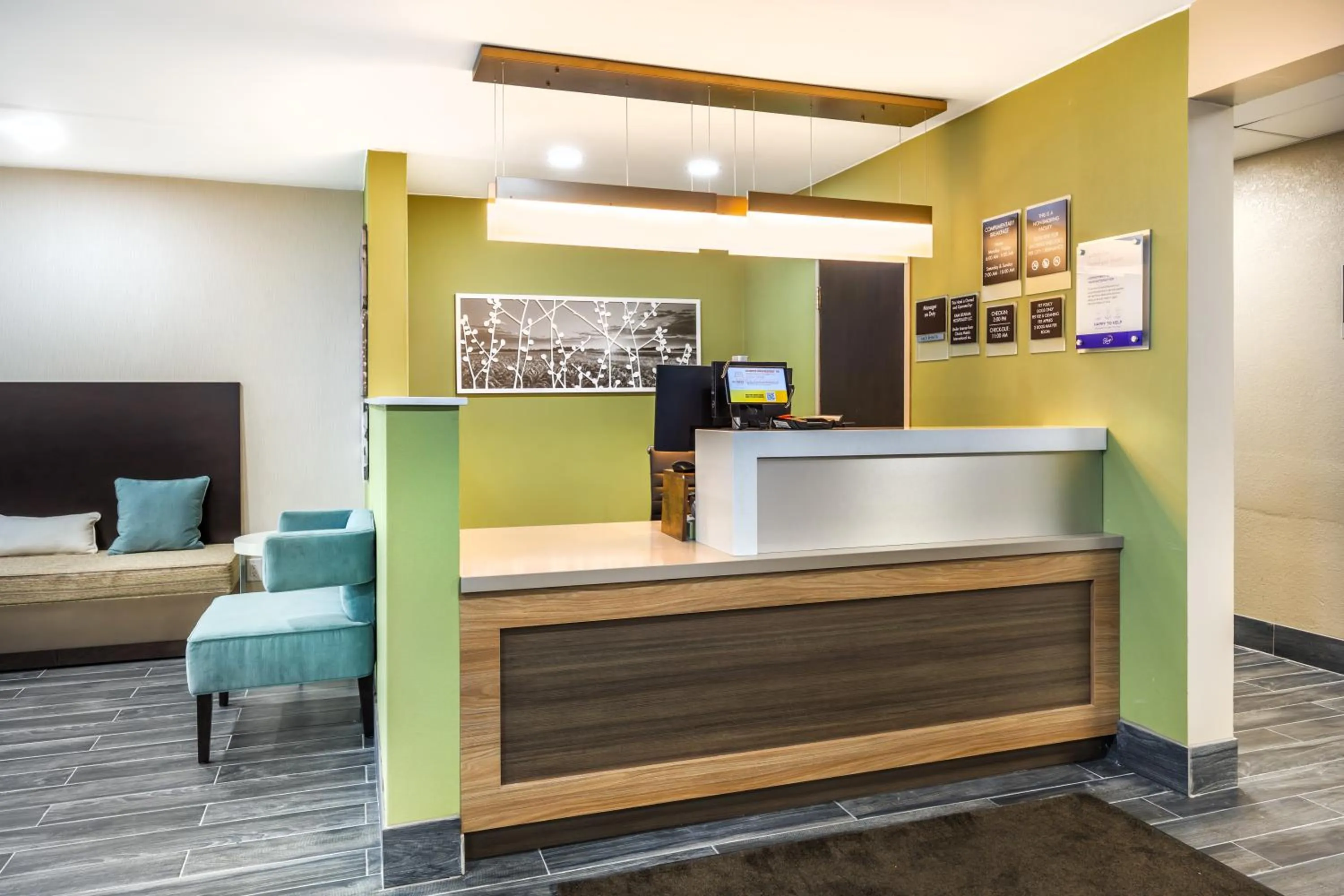 Lobby or reception in Sleep Inn & Suites Salina I-135