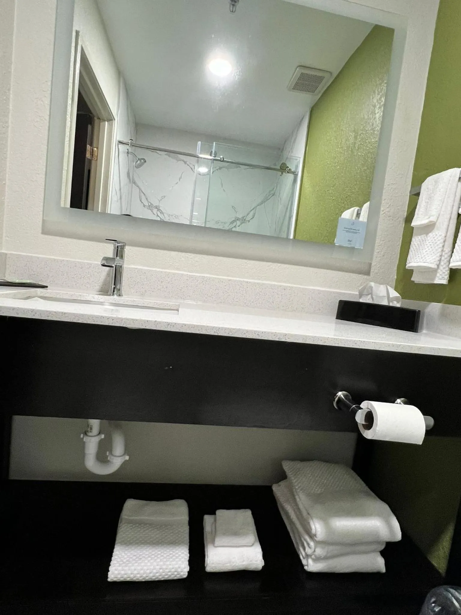 Bathroom in Sleep Inn & Suites Salina I-135