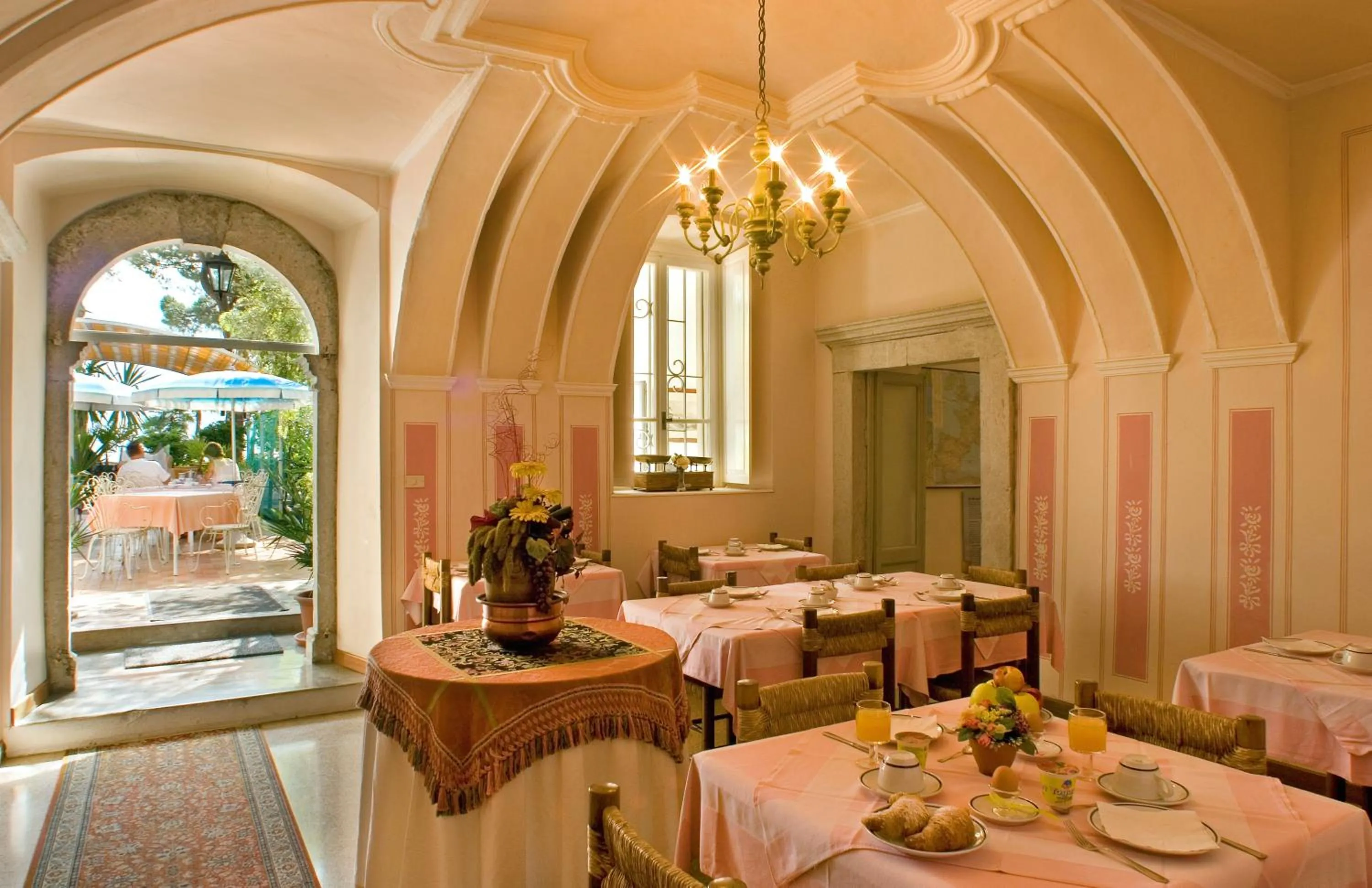 Decorative detail in Albergo Bellavista
