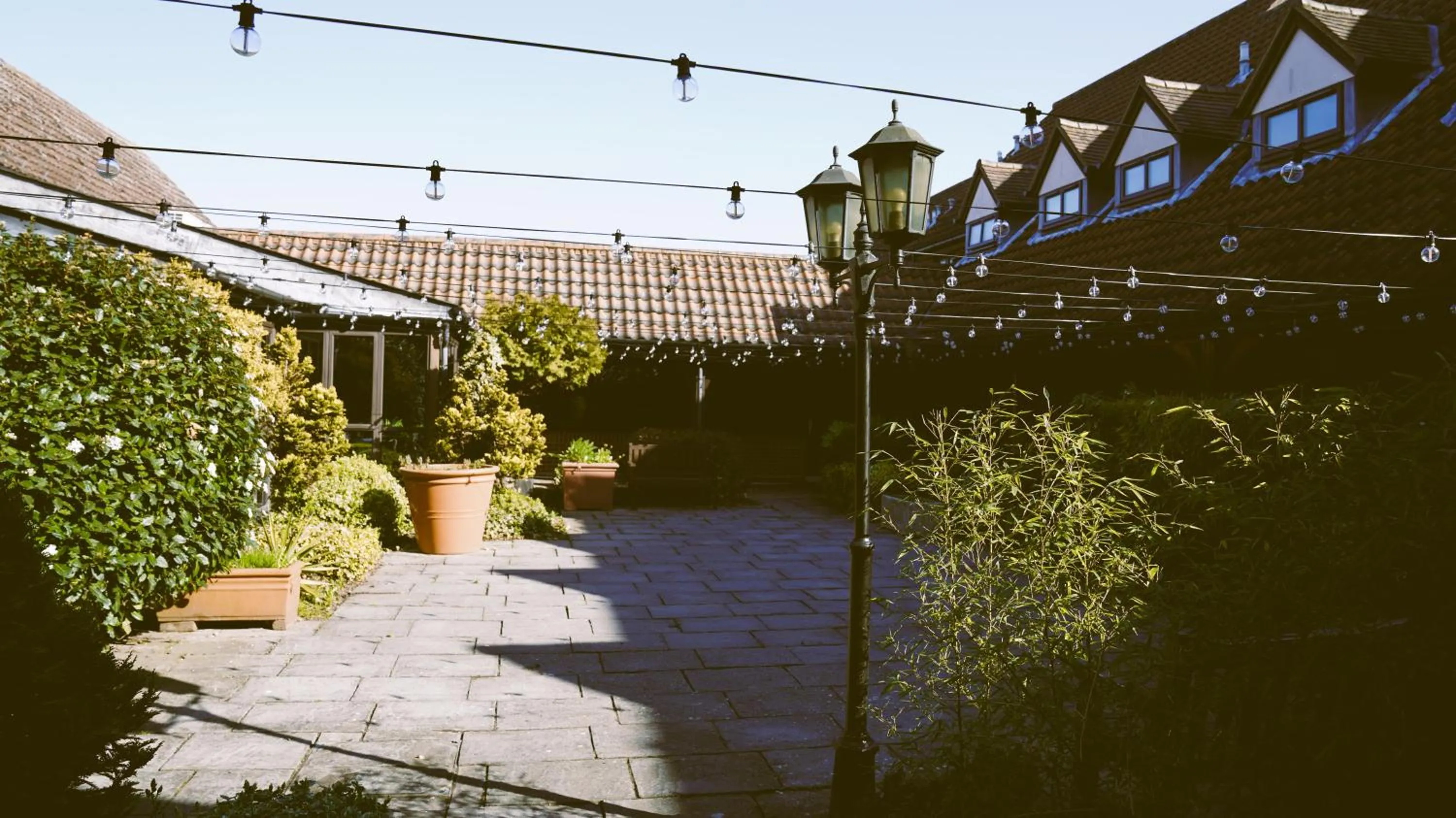 Inner courtyard view in The New Chichester Hotel