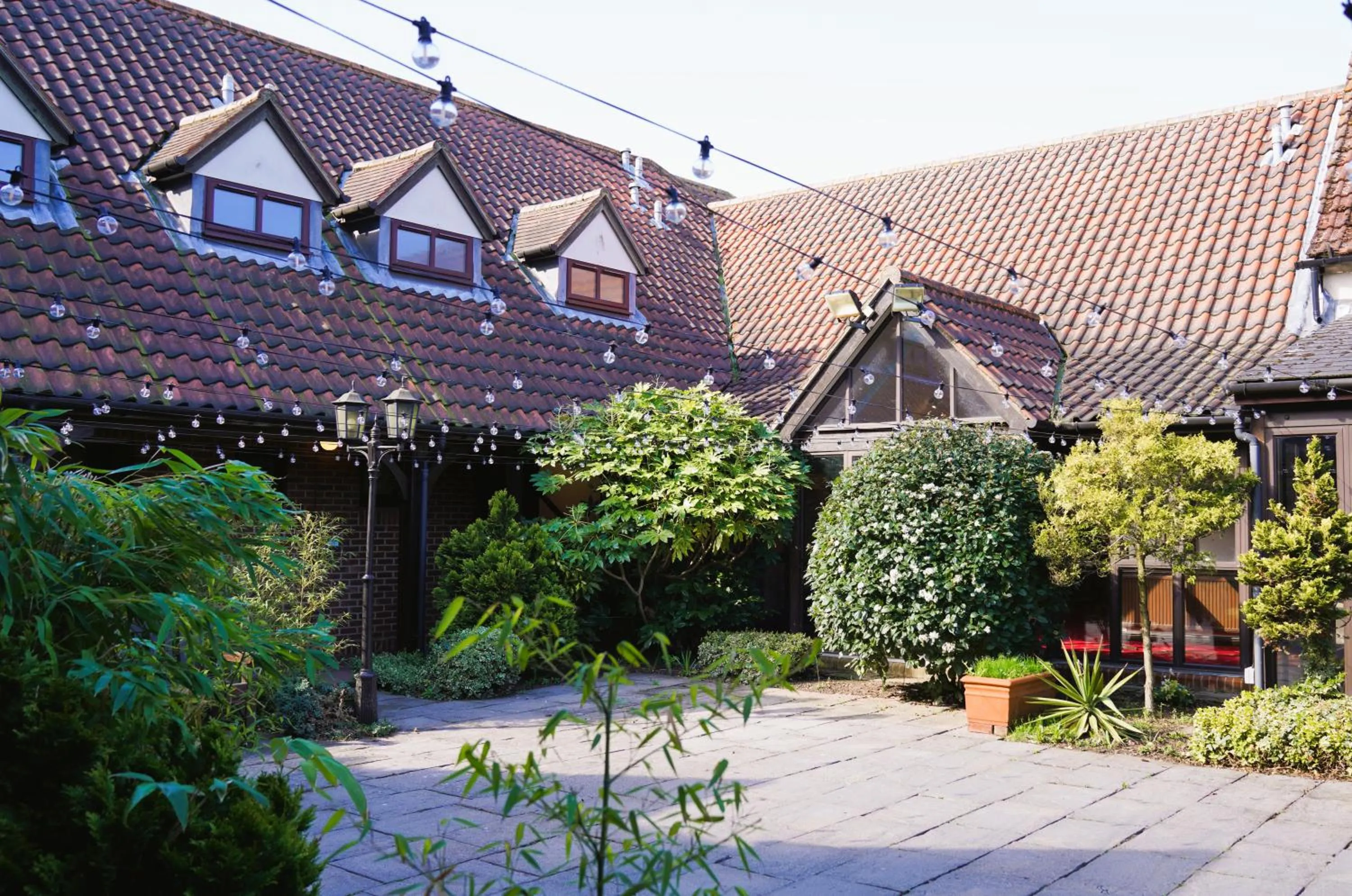 Inner courtyard view in The New Chichester Hotel